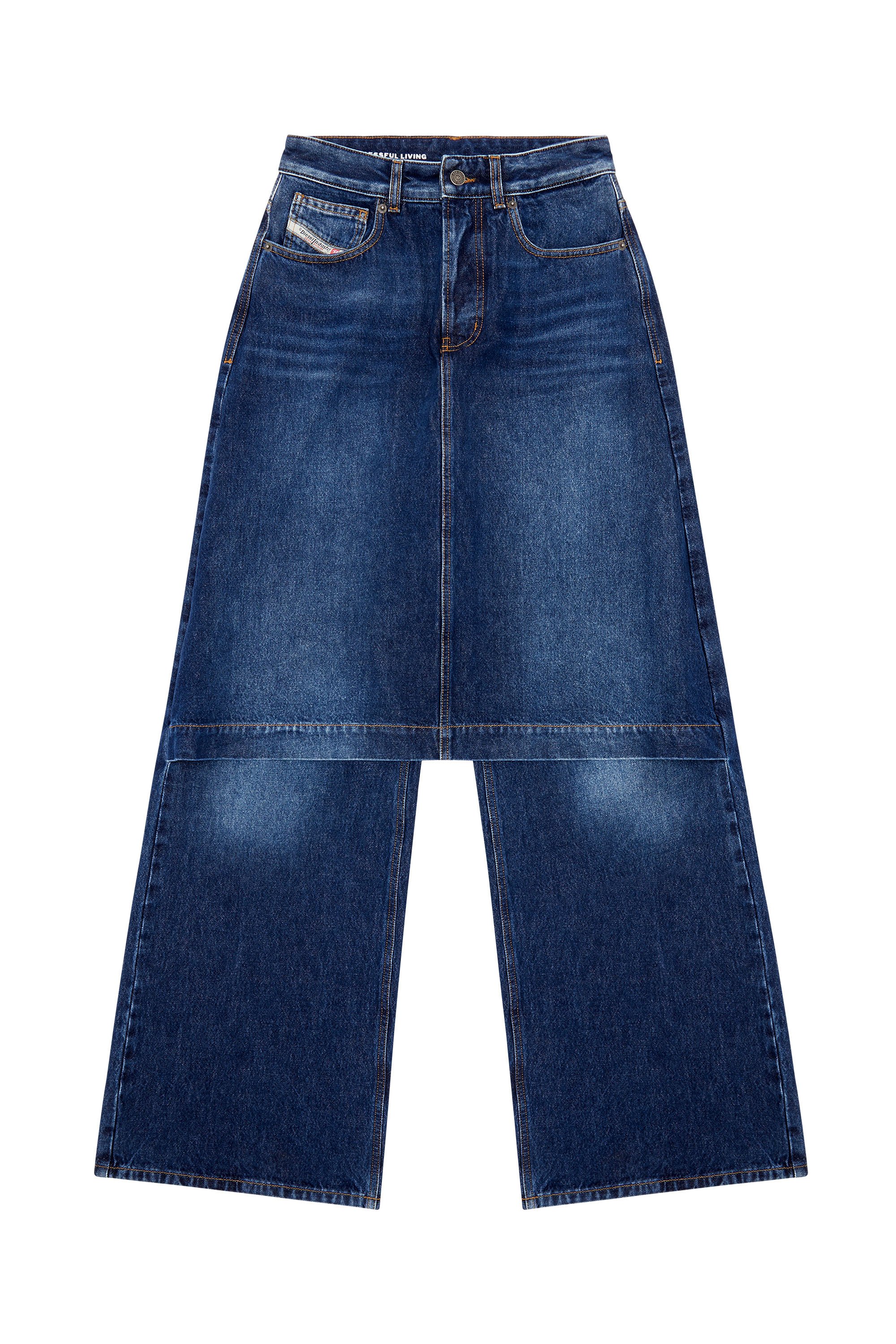 Diesel - Straight Jeans D-Syren 0DBCF, Dark Blue - Image 5