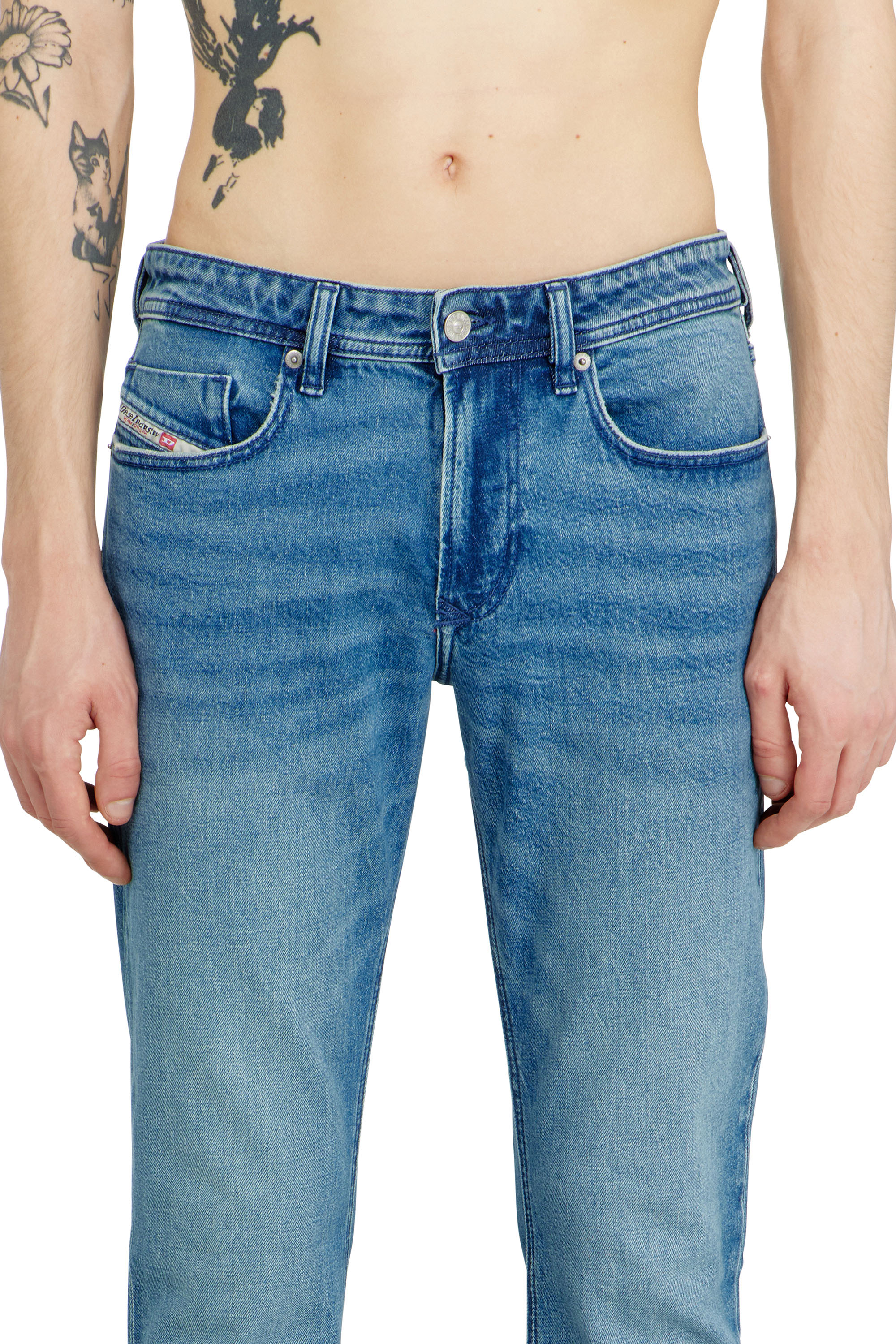 Diesel - Man's Skinny Jeans 1979 Sleenker 0BEBI, Light Blue - 4