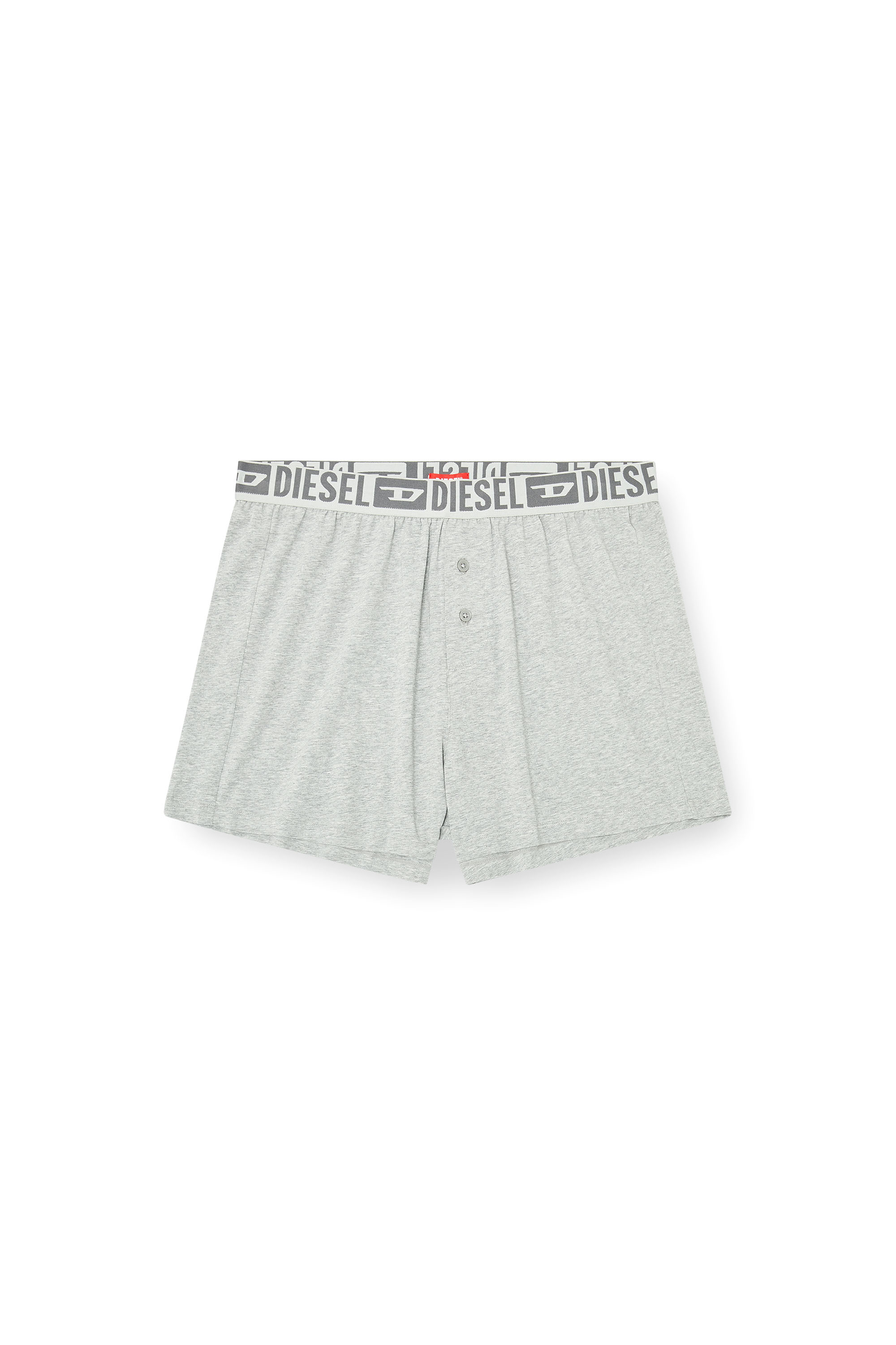 Diesel - STARKIE-D-CORE-2PACK, Man's Two-pack boxer shorts in stretch cotton in Grey - 1