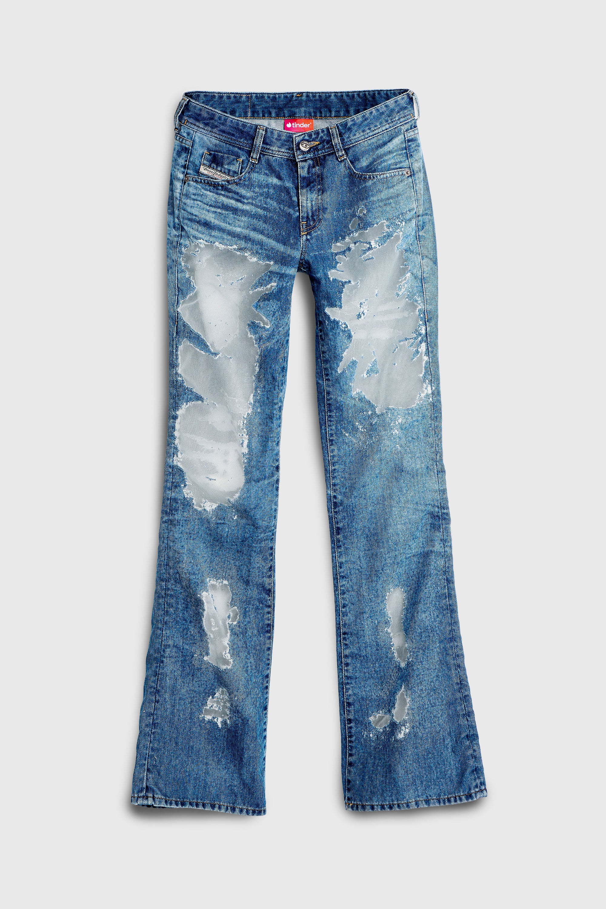 Diesel - Woman's Bootcut Jeans 1969 D-Ebbey 068ZH, Medium blue - 2