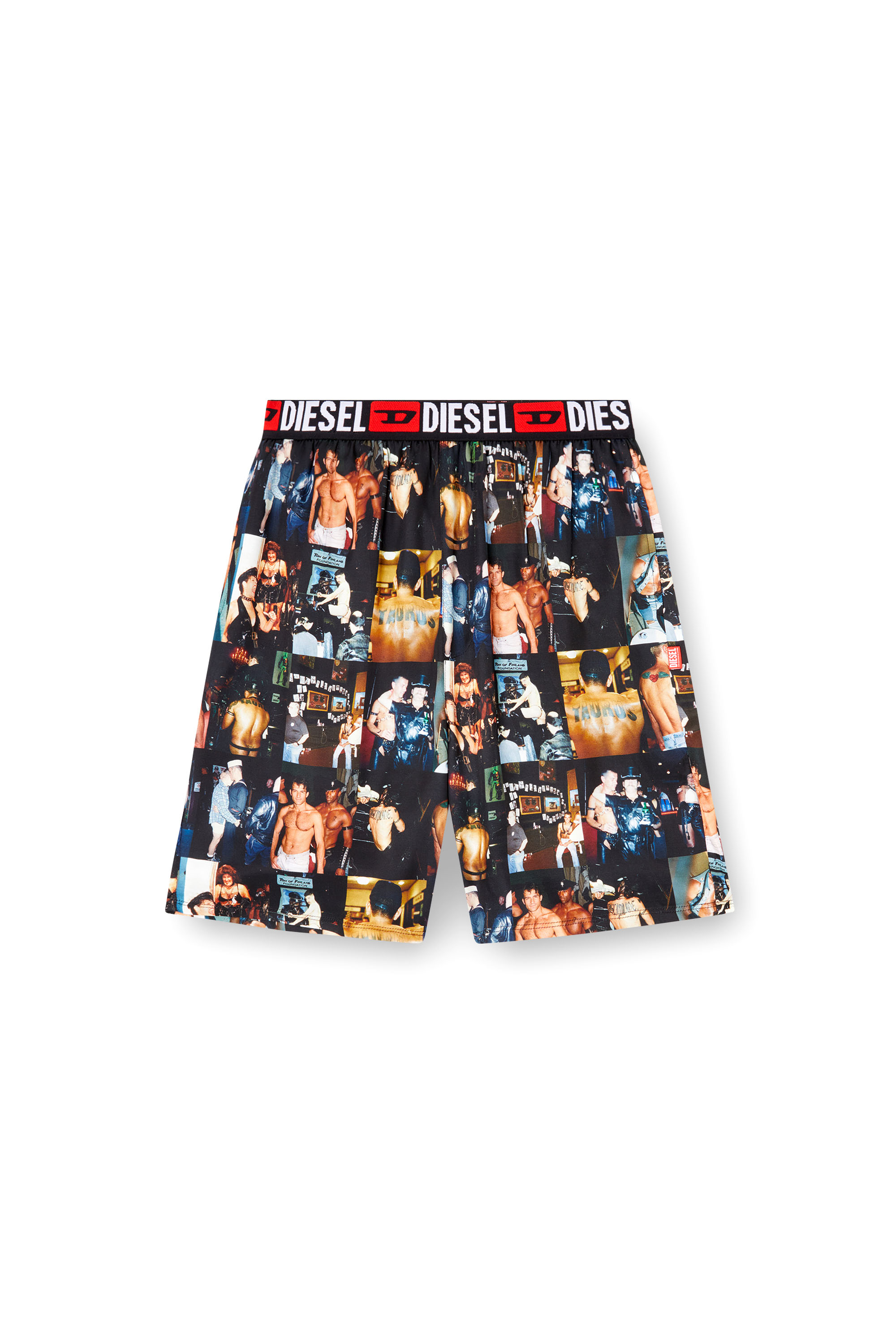Diesel - PR-P-TOLL-SHOR-TOM25, Unisex's Shorts with graphic prints in Black - 2