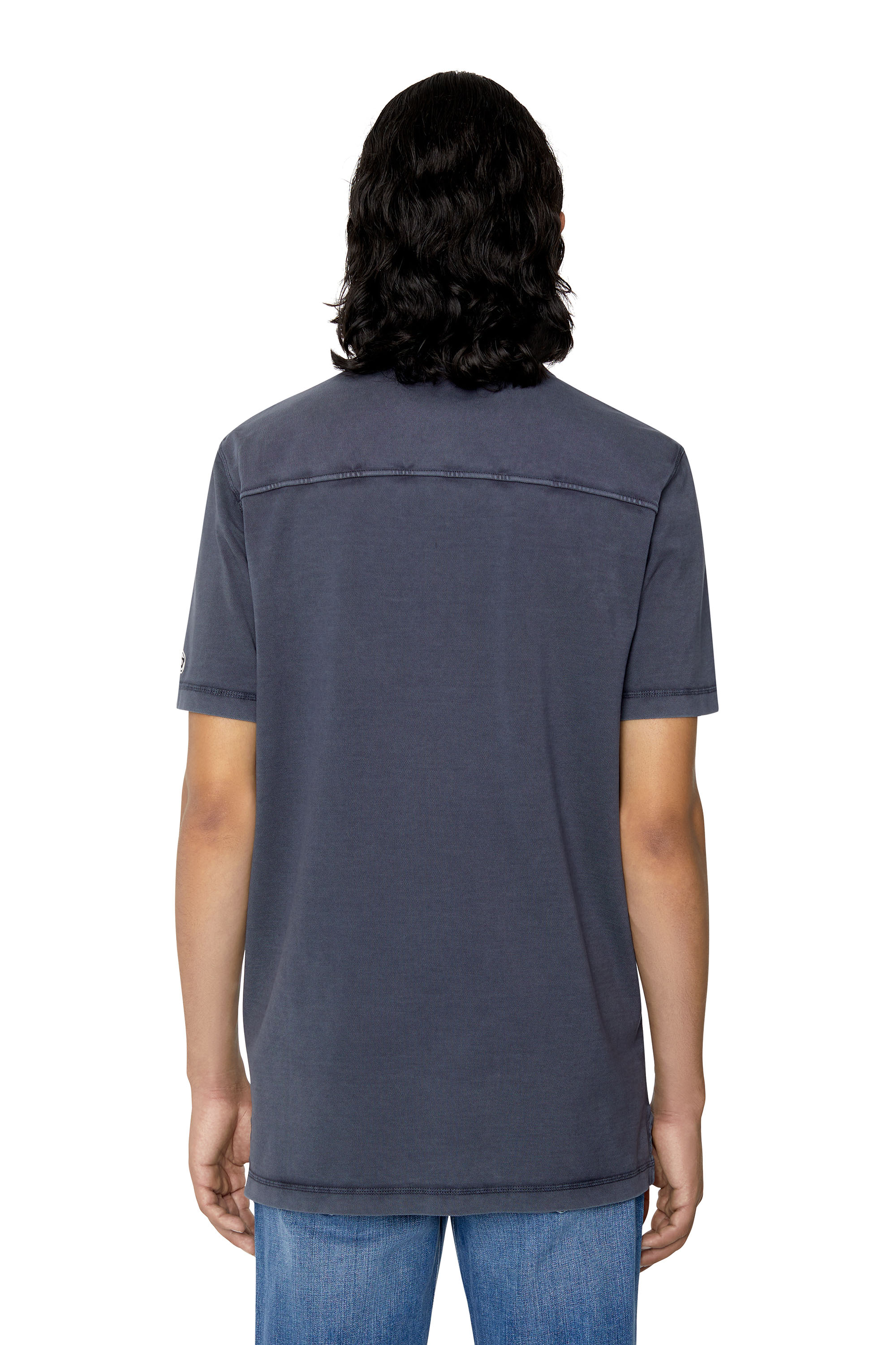 Diesel - T-POLO-WORKY-DOV-PE, Dark Blue - Image 3