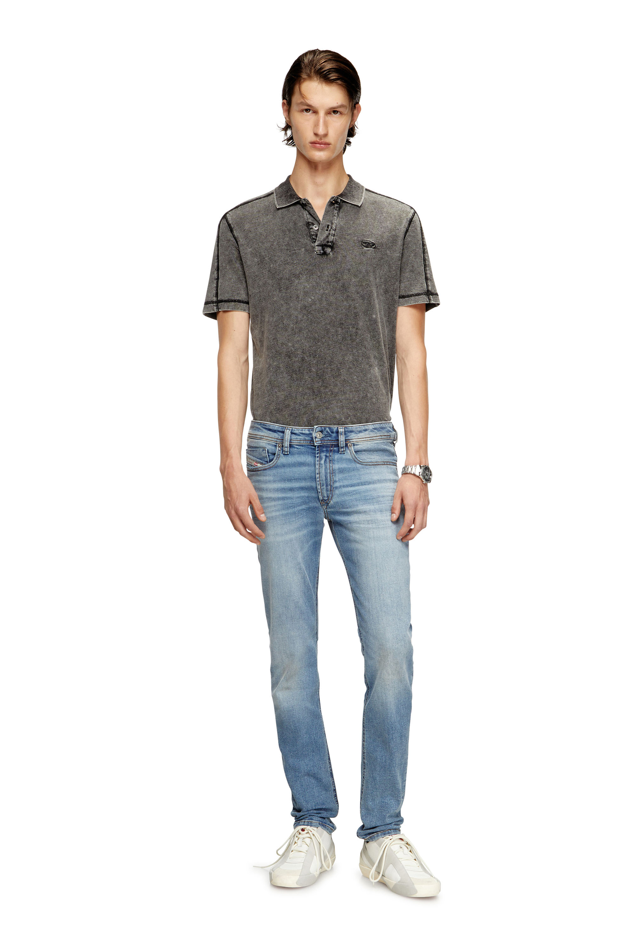 Diesel - Man's Skinny Jeans 1979 Sleenker 0DBDQ, Light Blue - 1