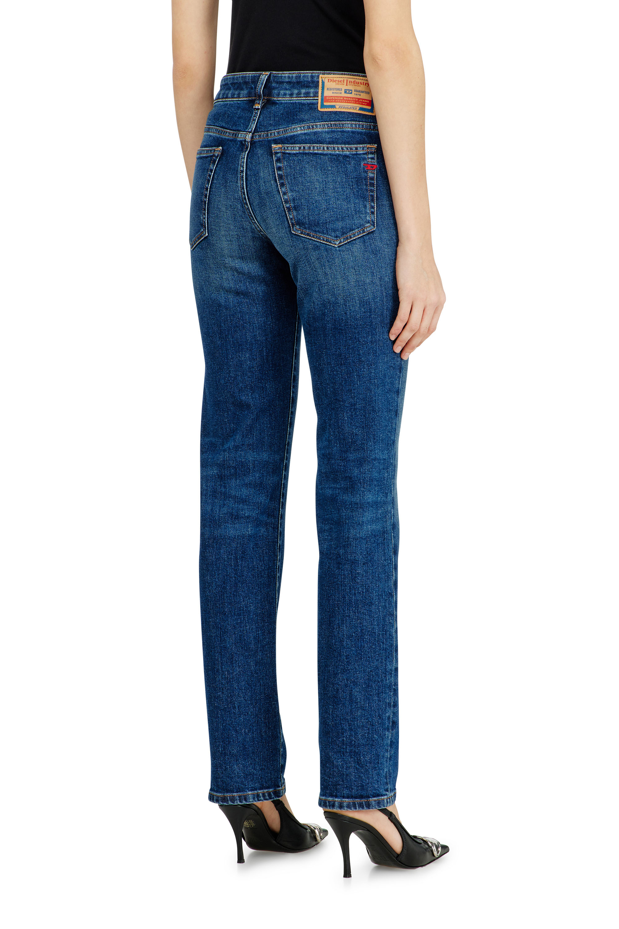 Diesel - Woman's Regular Jeans 1989 D-Mine 09I28, Dark Blue - 5