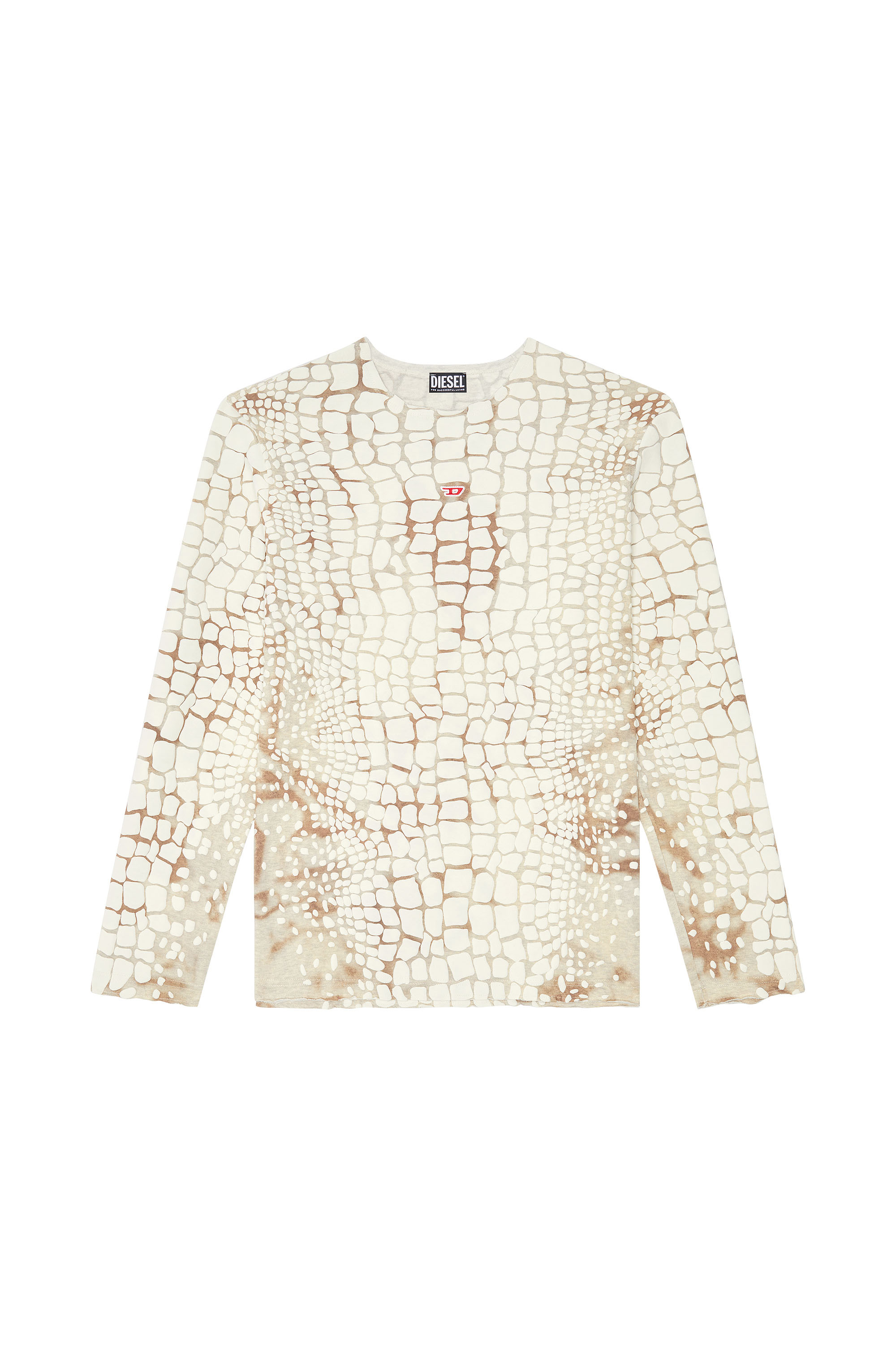 Diesel - T-JUS-LS, White/Beige - Image 3