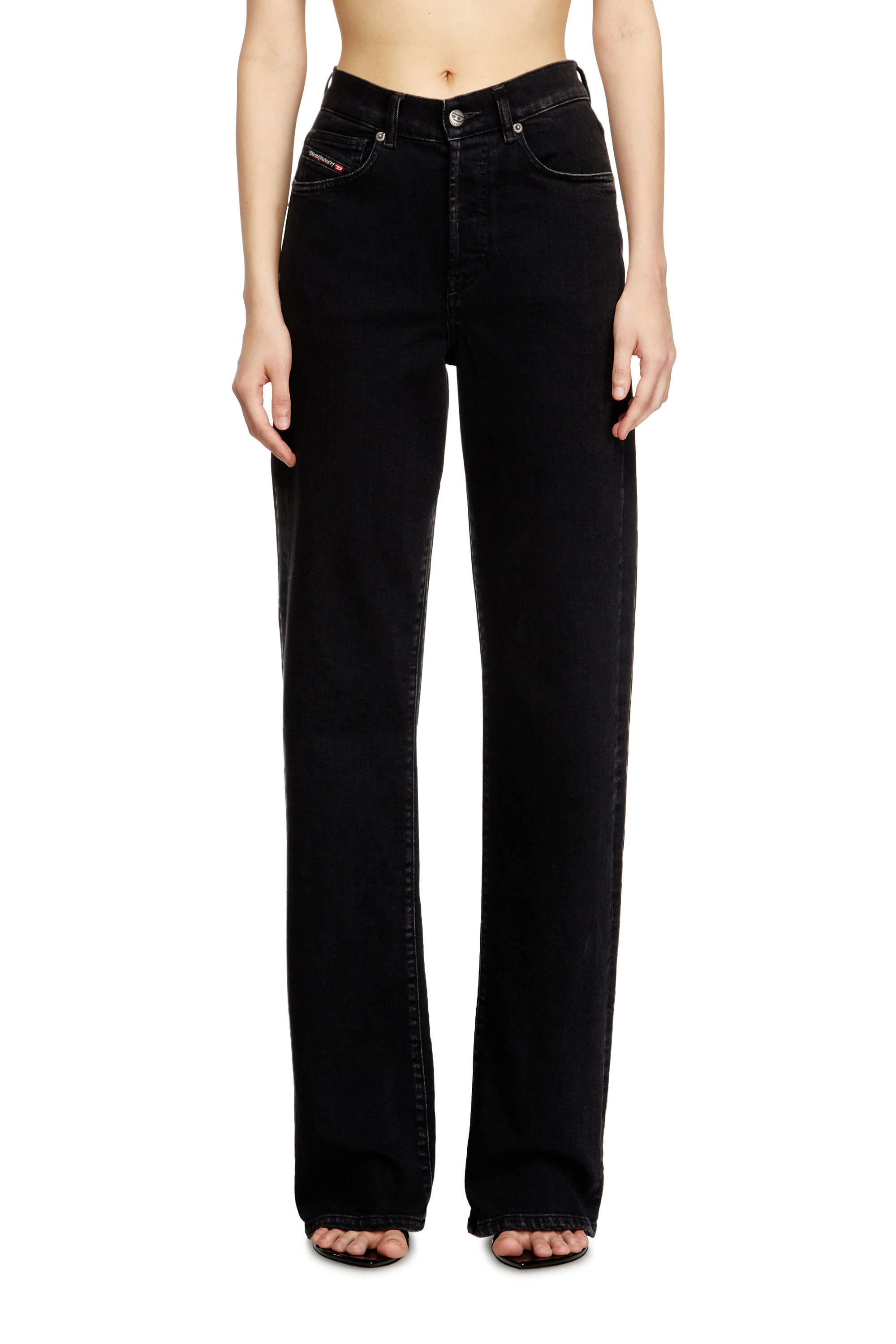 Diesel - Woman's Regular Jeans 1971 D-Sent 09N89, Black/Dark grey - 3