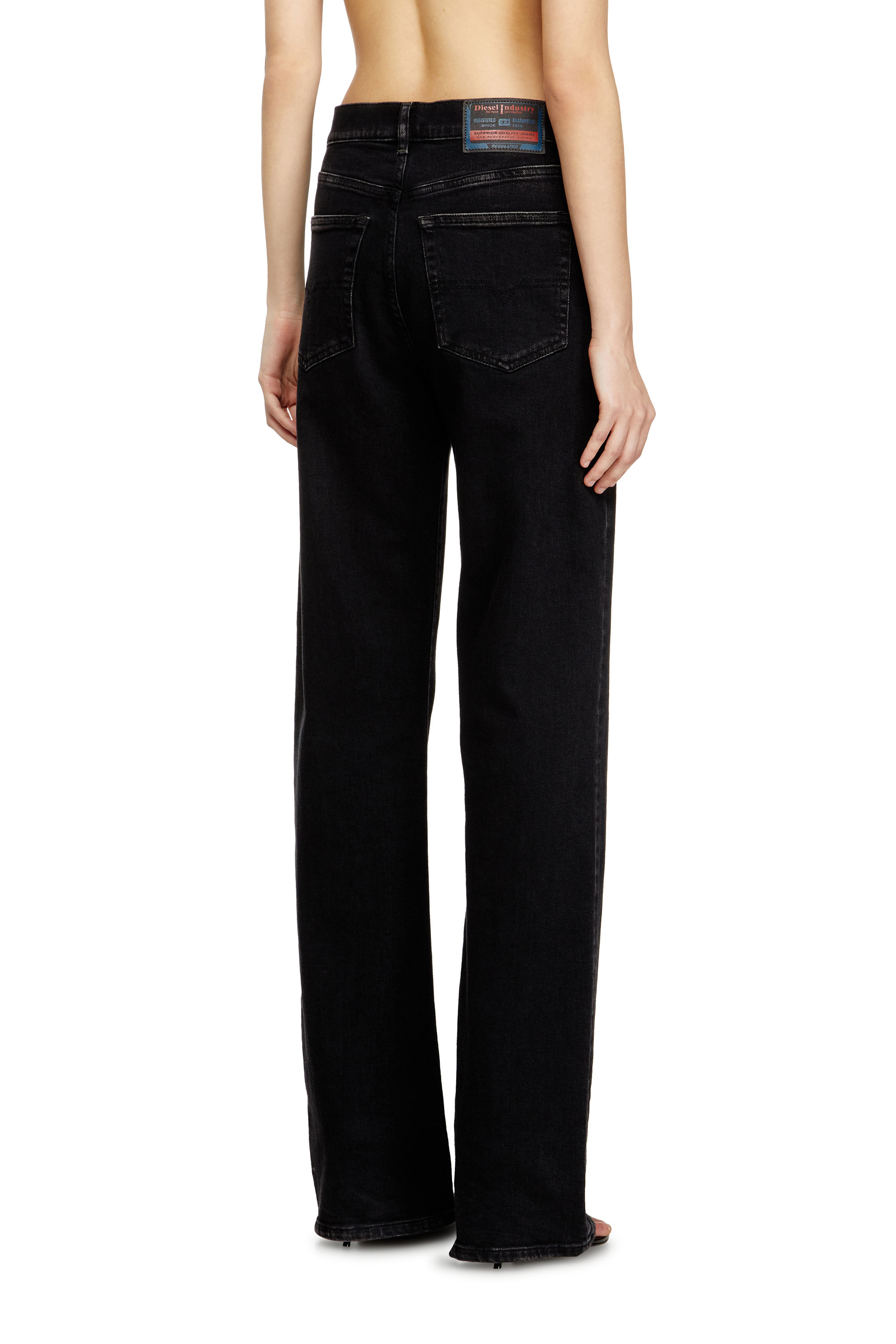 Diesel - Woman's Regular Jeans 1971 D-Sent 09N89, Black/Dark grey - 4