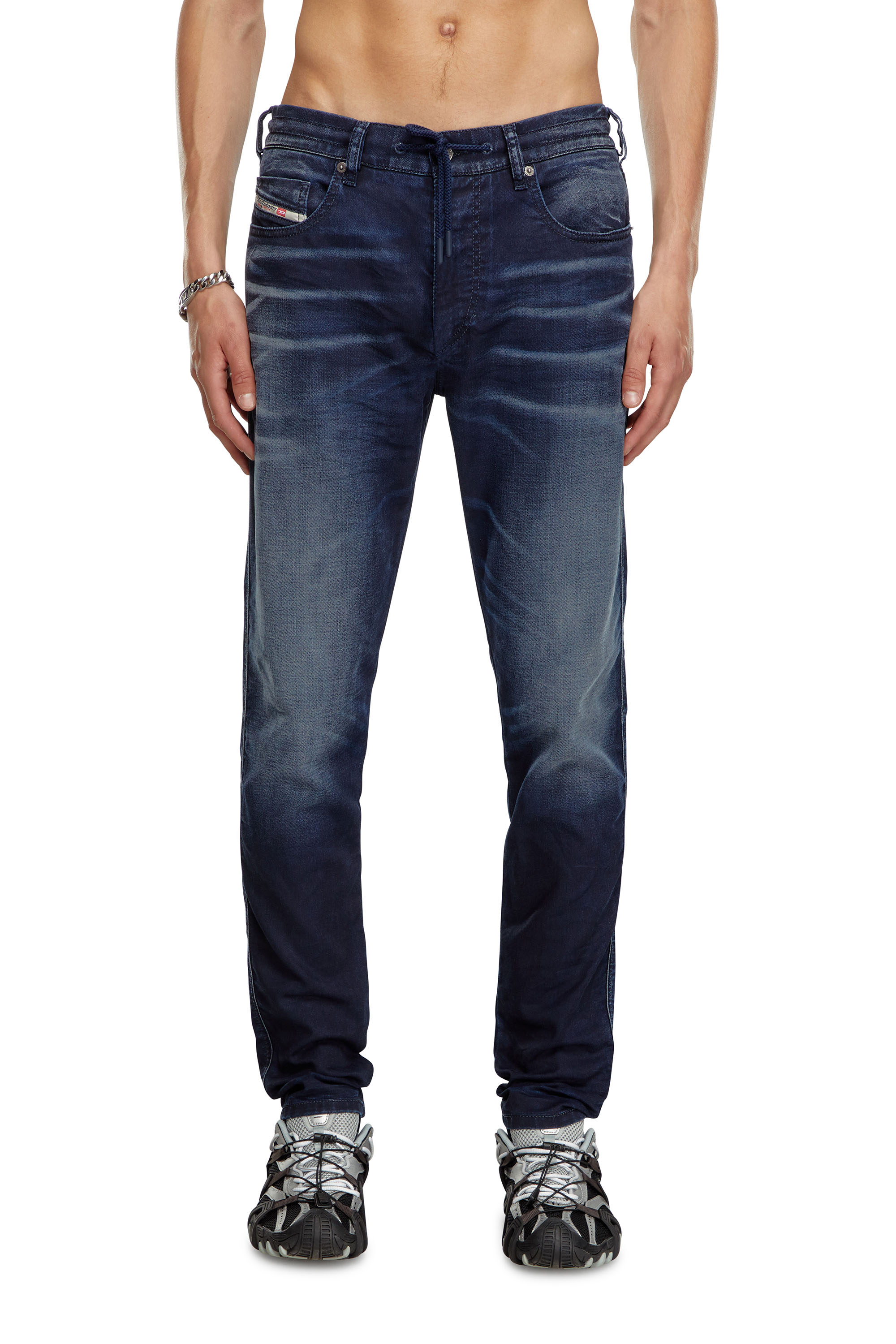 Diesel - Man's Slim 2060 D-Strukt Joggjeans® 068LY, Dark Blue - 1