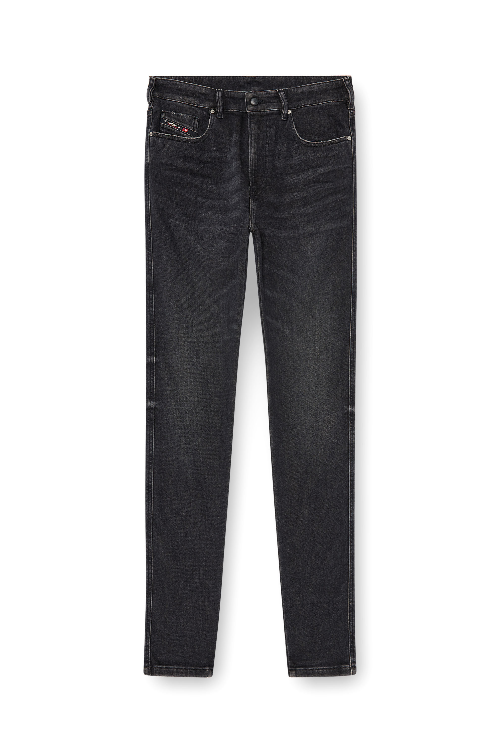 Diesel - Man's Slim 2062 D-Strukt Joggjeans&reg; 09P92, Black/Dark grey - 4