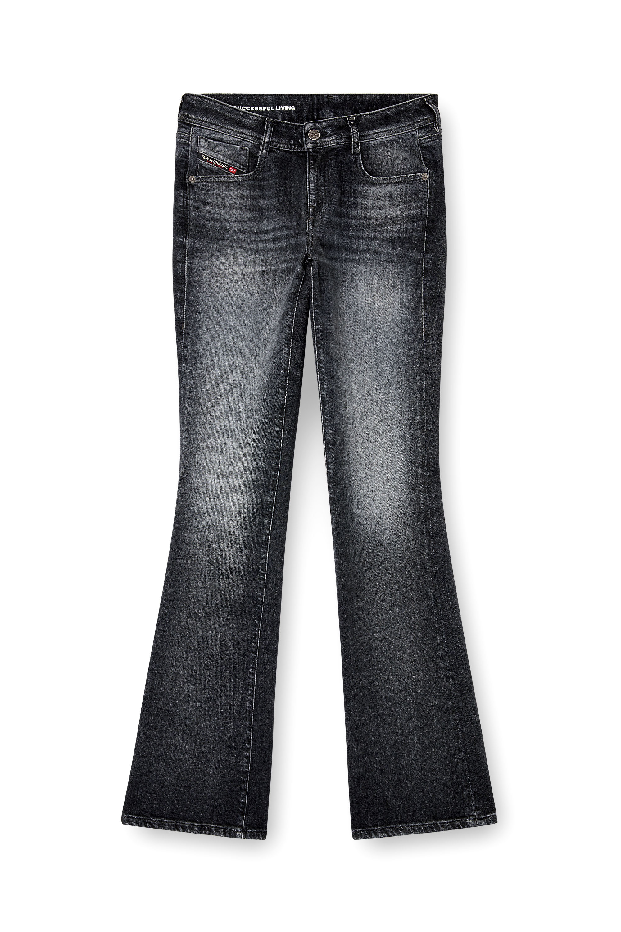 Diesel - Woman's Bootcut Jeans 1969 D-Ebbey 09L98, Black/Dark grey - 3
