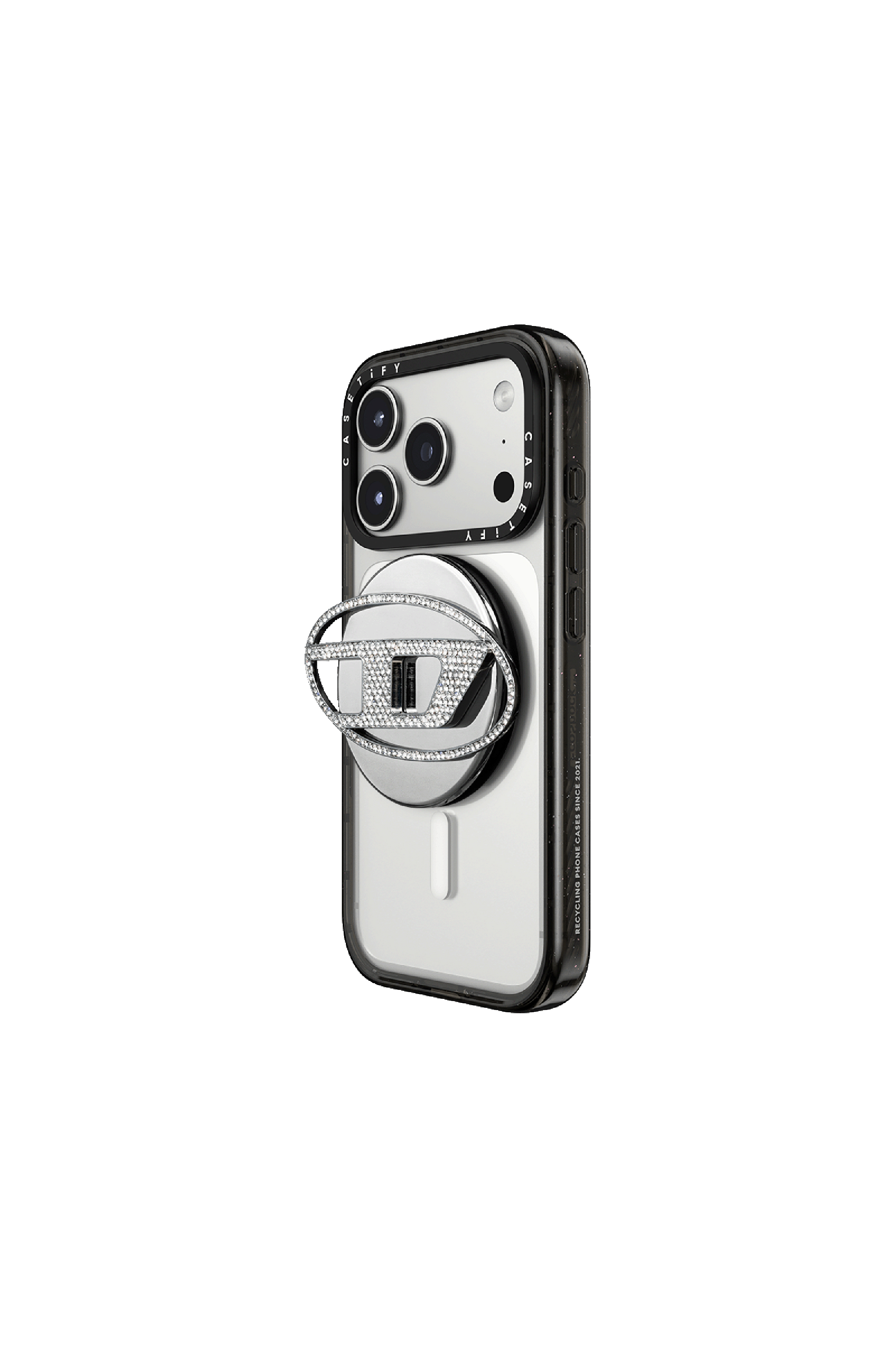 Diesel - 60604 GRIP STAND GRIP STAND, Unisex's Oval D Grip & Stand in Silver - 4