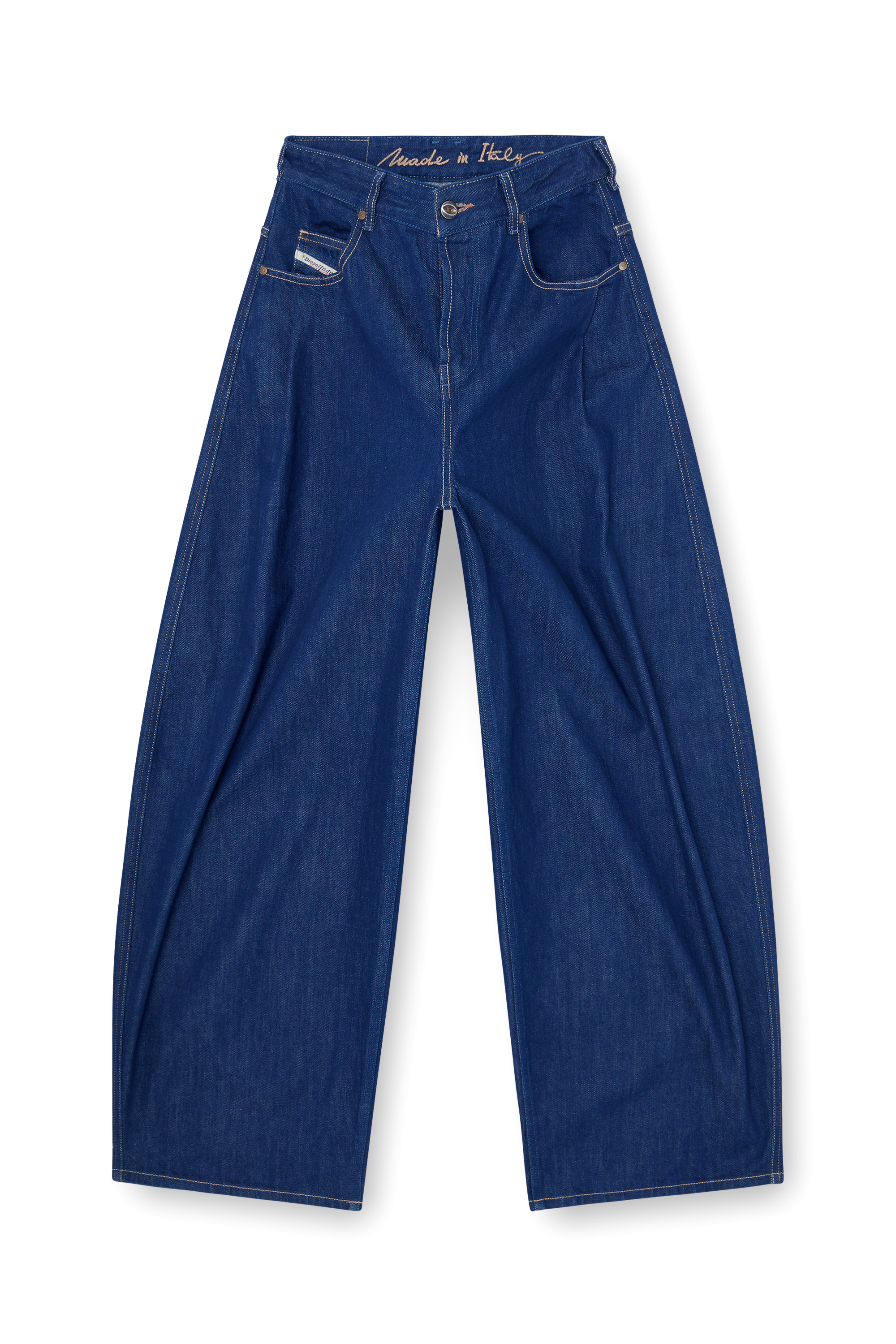 Diesel - Woman's Relaxed Jeans 1987 D-Khelz 09Q09, Dark Blue - 6
