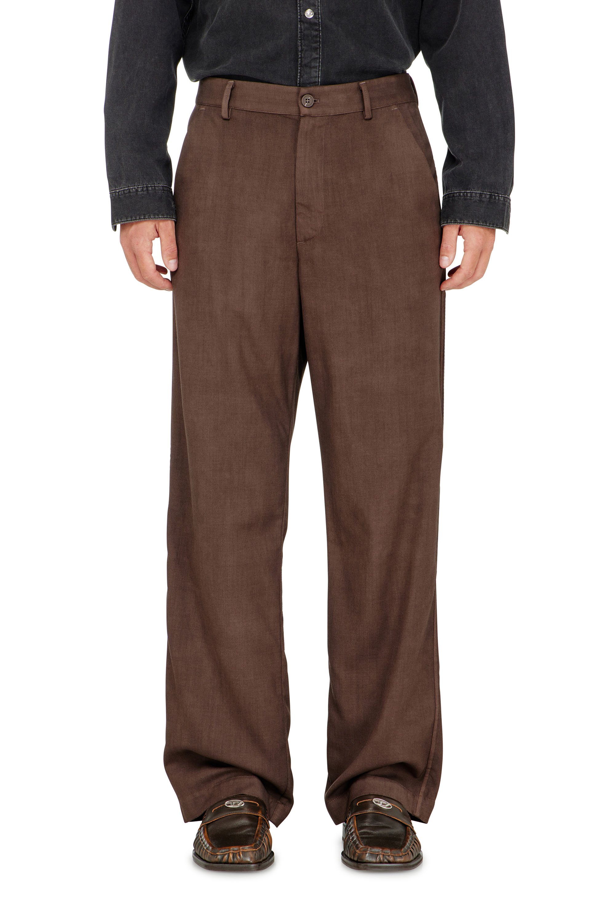 Diesel - P-HANT-CHINO-AECB, Man's Chino pants in light stretch wool in null - 2