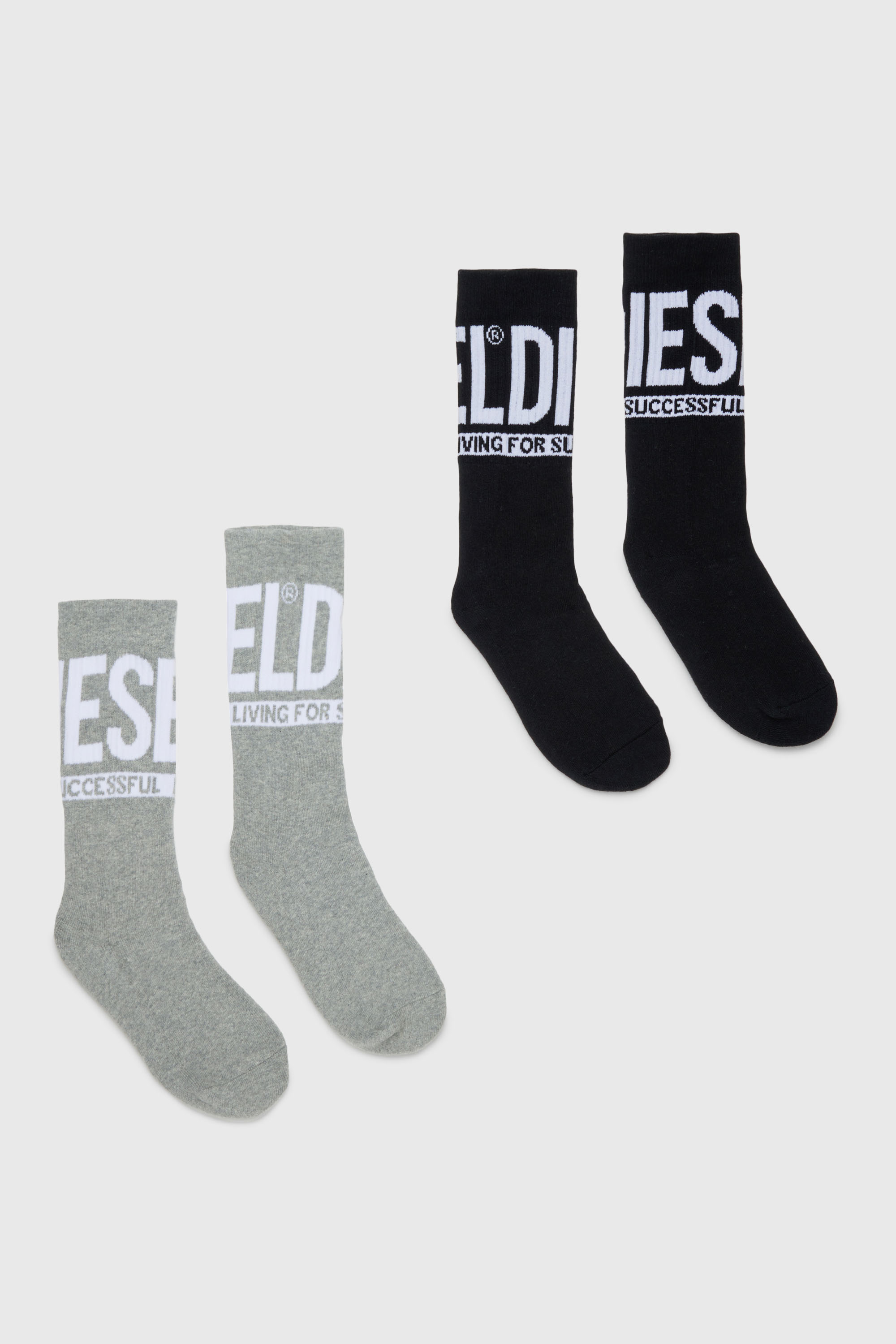 Two-pack of socks with logo