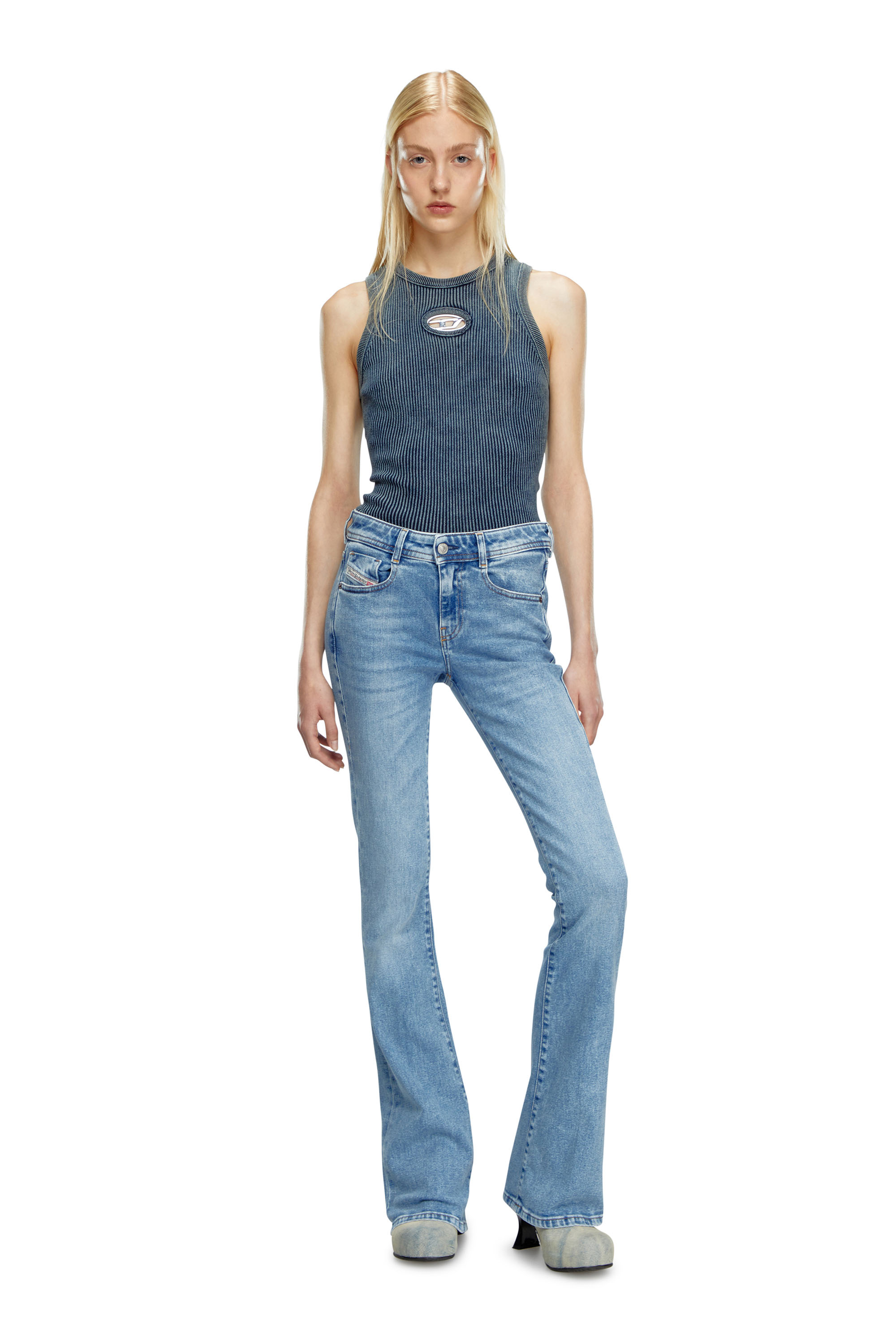 Diesel - Bootcut and Flare Jeans 1969 D-Ebbey 9B92L, Light Blue - Image 1