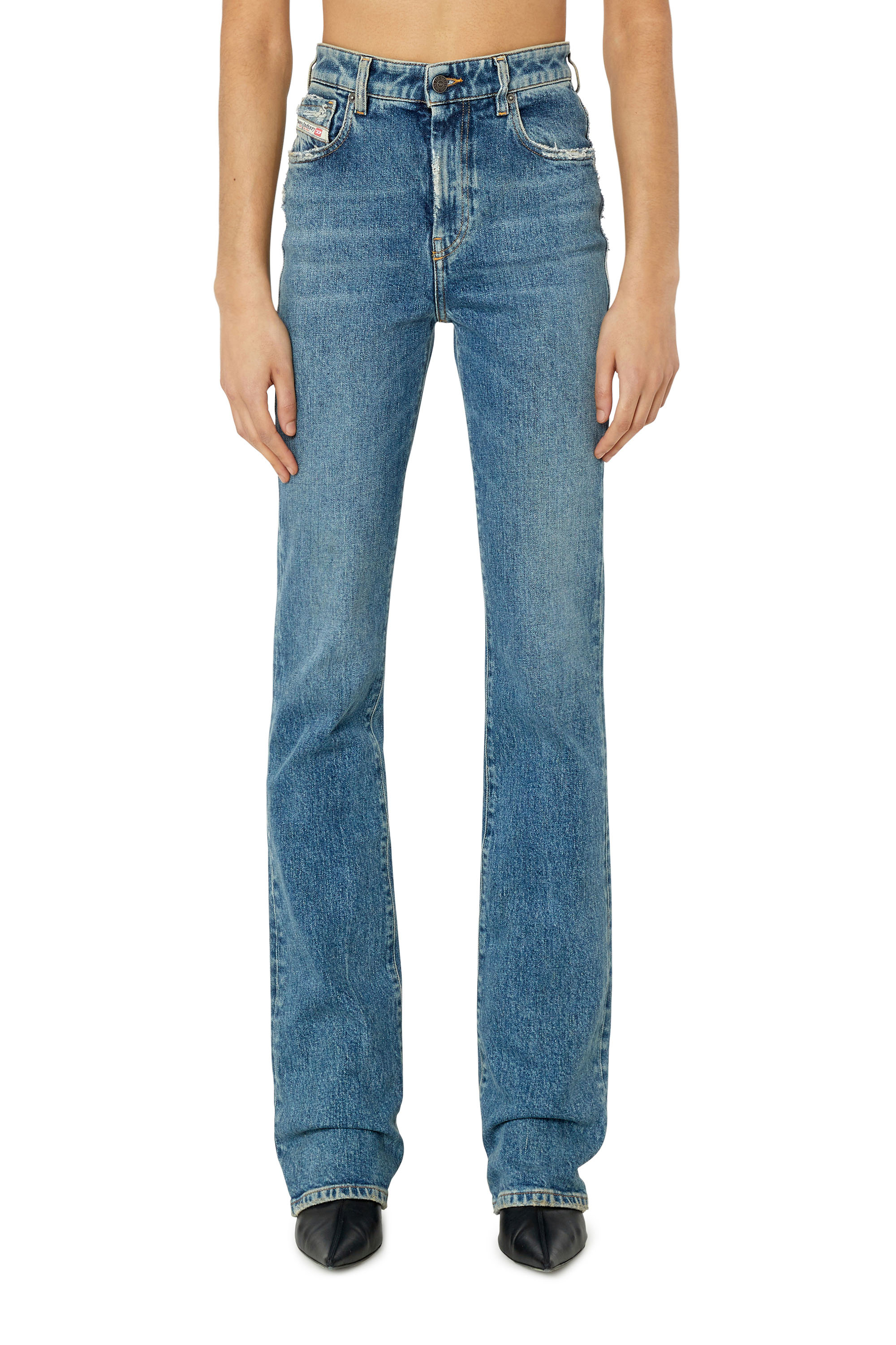 Diesel - 2003 D-Escription 007M9 Bootcut and Flare Jeans, Medium blue - Image 1