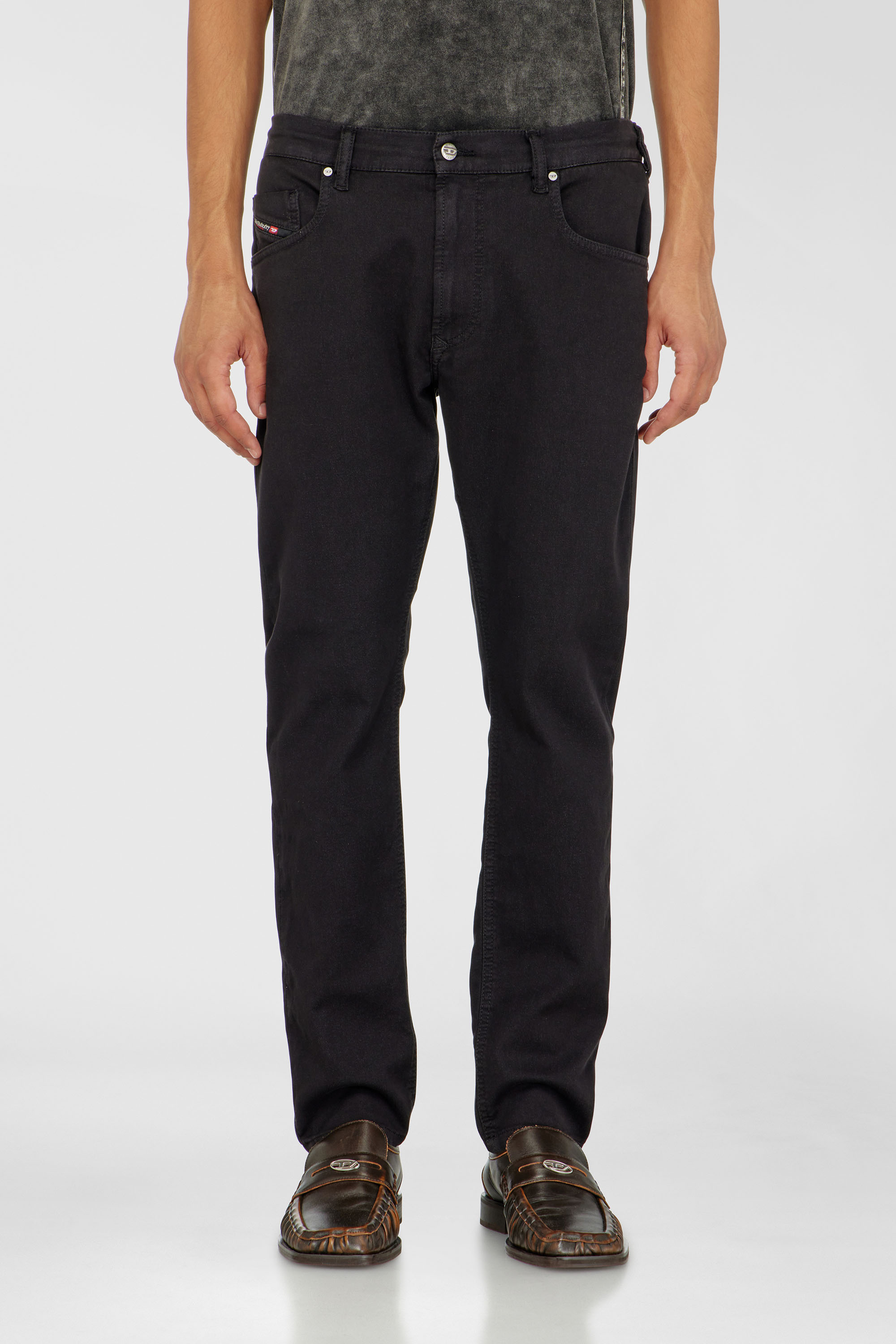 Diesel - Man's Regular 2032 D-Krooley-BW Joggjeans&reg; 068NH, Black/Dark grey - 1
