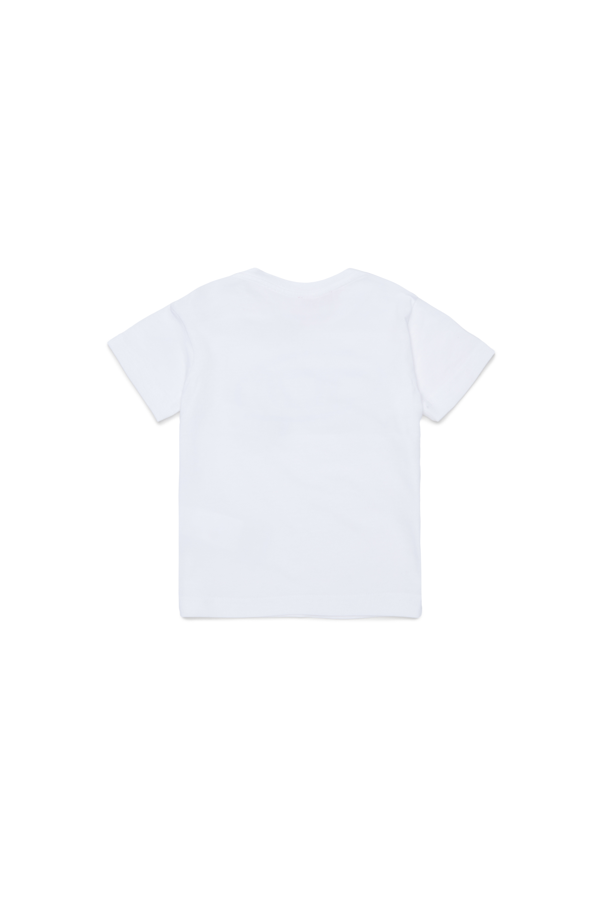 Diesel - TIELB, Man's Cotton T-shirt with Oval D print in White - 2
