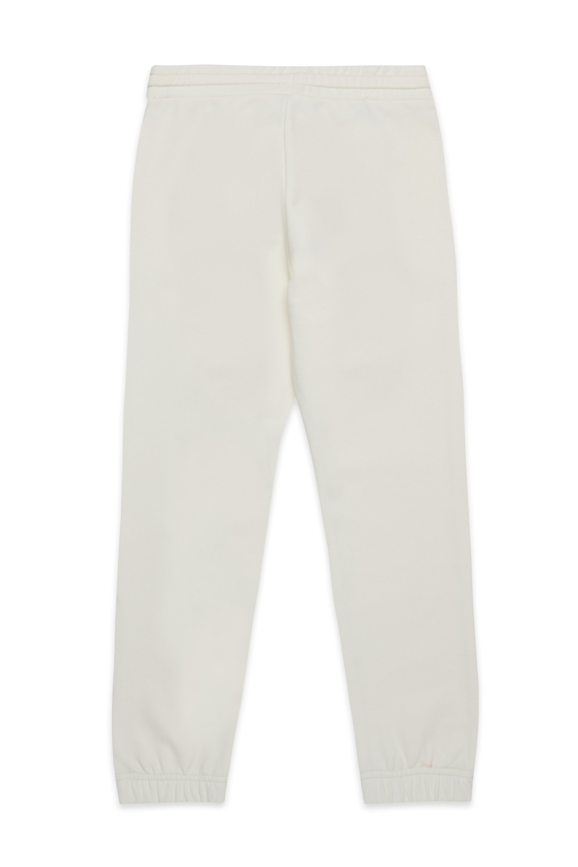 Diesel - PBASE, Man's Sweatpants with smudged logo in White - 2