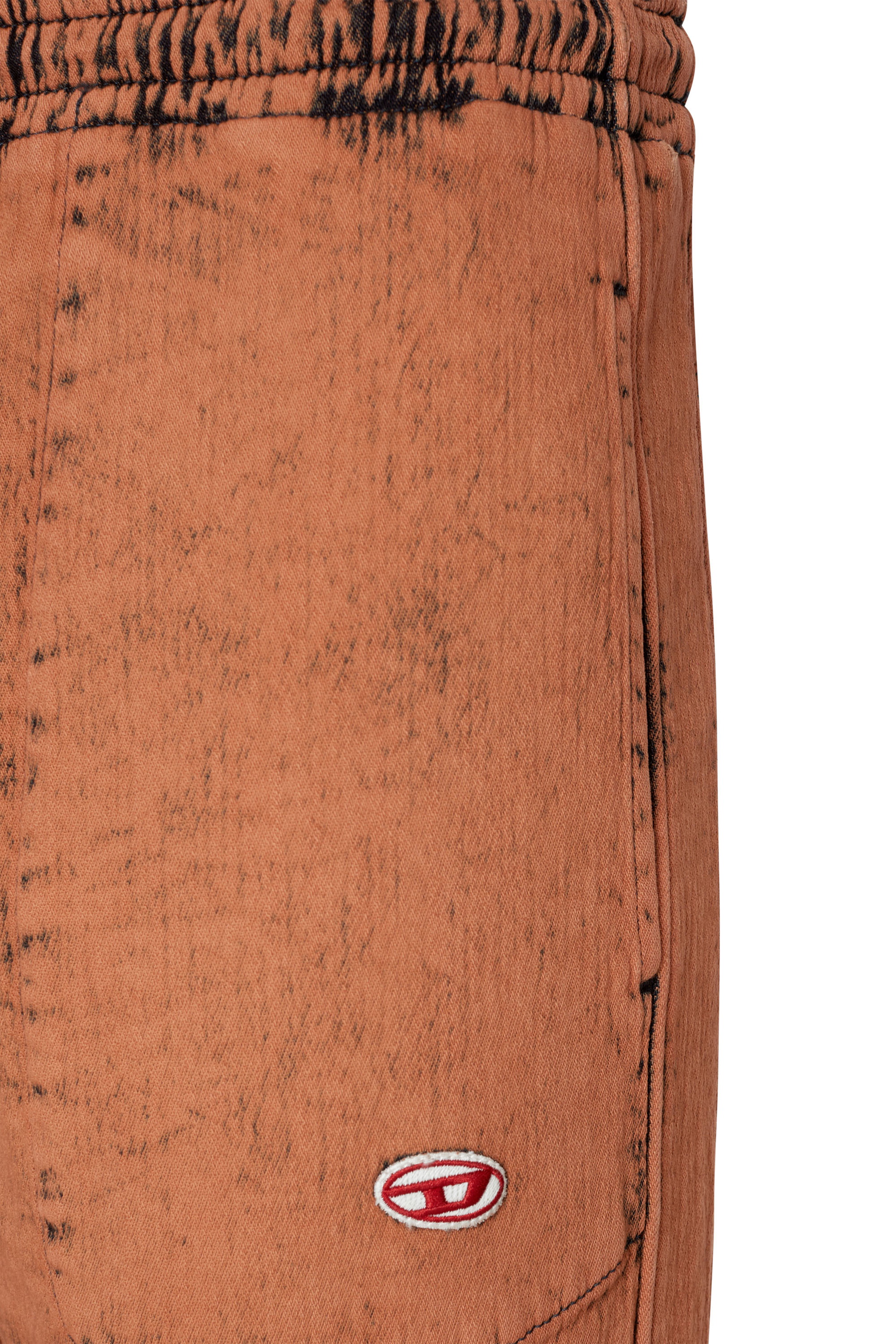 Diesel - D-Martians Track Denim 09E32 Straight, Orange - Image 3