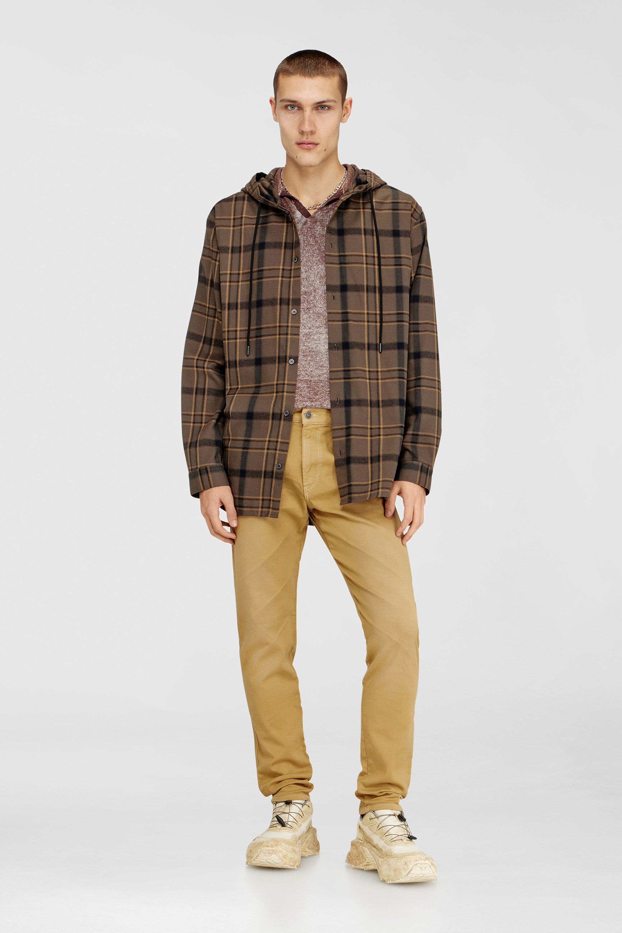Diesel - Man's Slim 2062 D-Strukt Joggjeans&reg; 0670M, Beige - 2