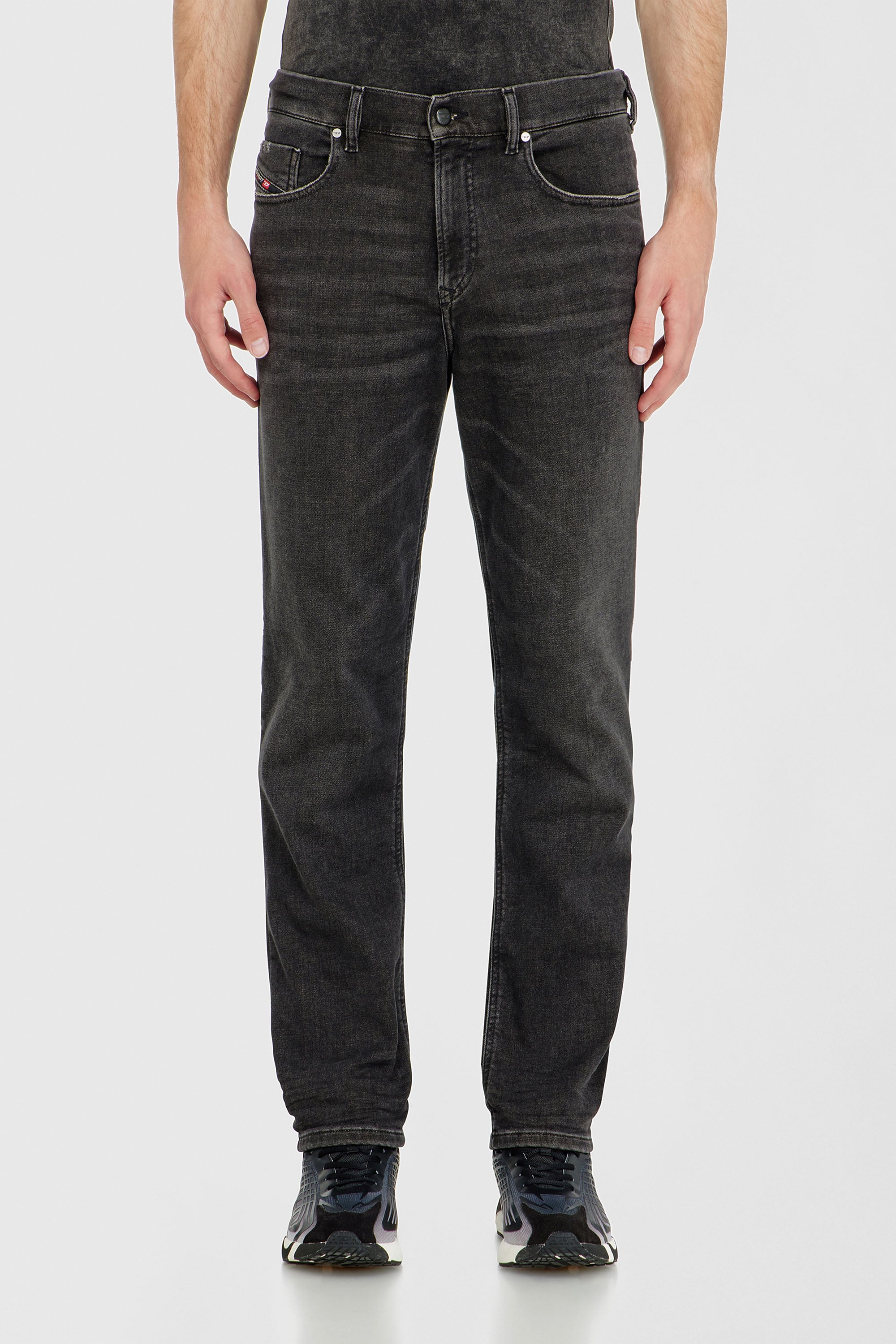 Diesel - Man's Regular 2090 D-Veekley Joggjeans&reg; 09P92, Black/Dark grey - 1