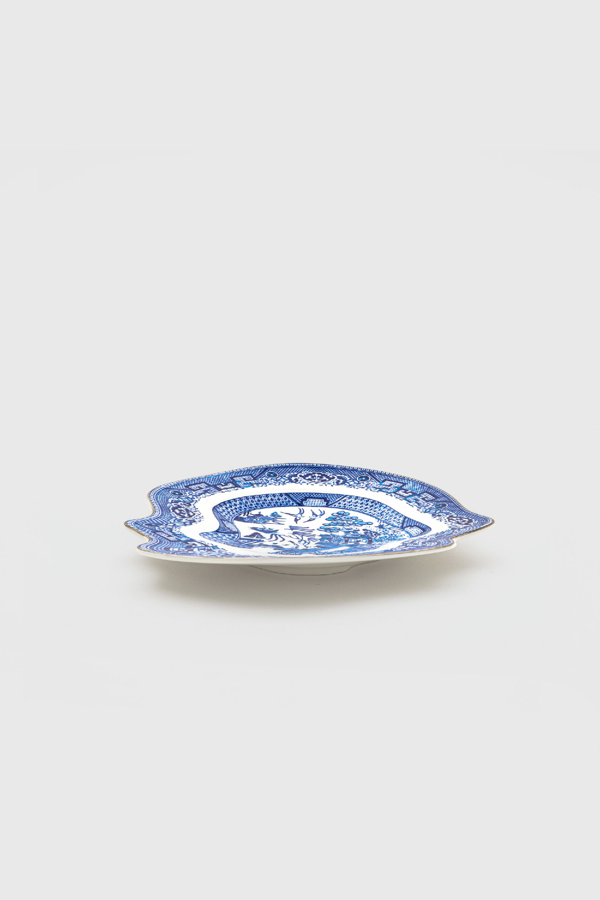 Diesel - 11231 DESSERT PLATE INPORCELAIN"CLASSIC, Unisex's Porcelain dessert plate in White/Blue - 3