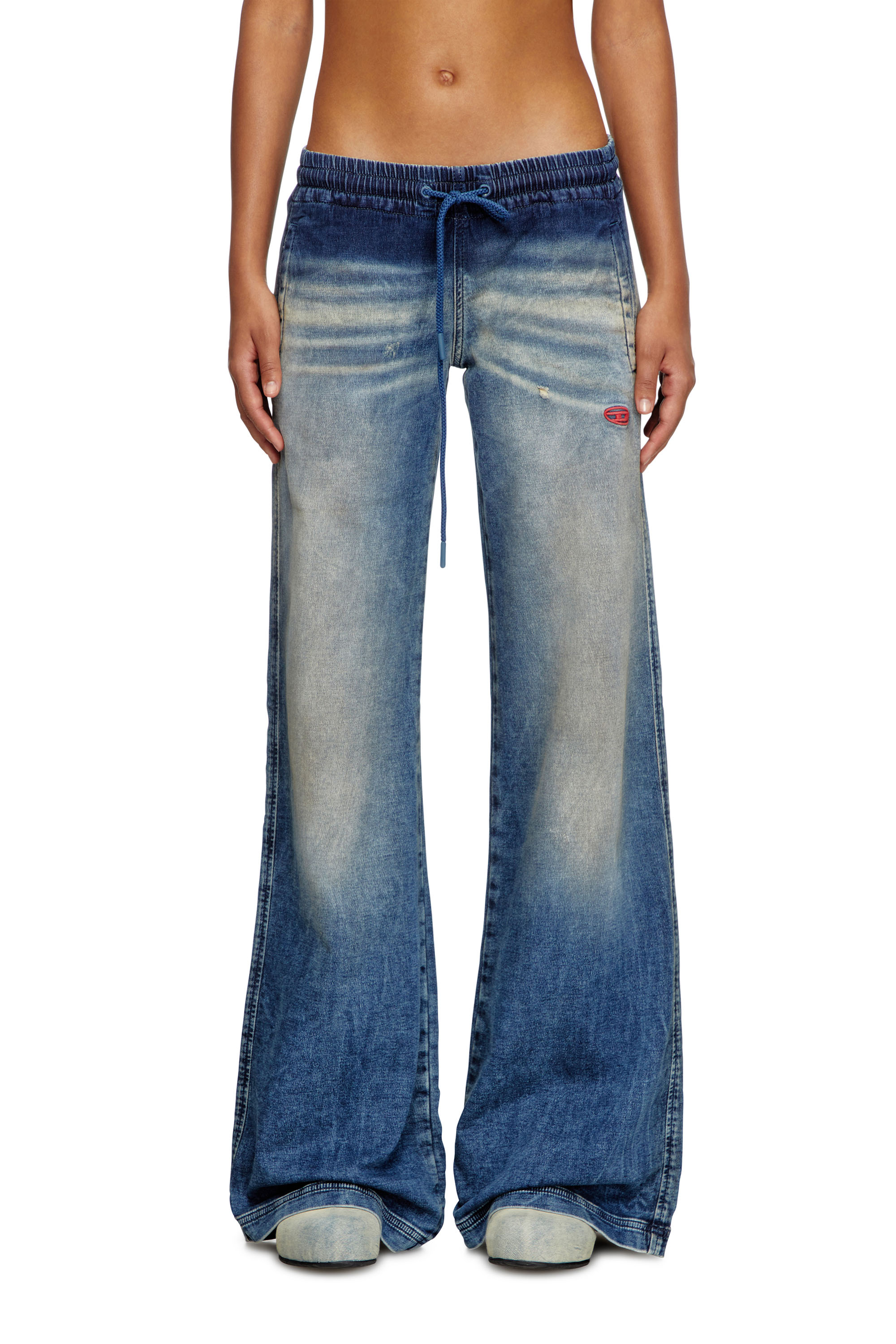 Diesel - Woman's Relaxed 2078 D-Ainty Joggjeans® 068PQ, Medium blue - 2