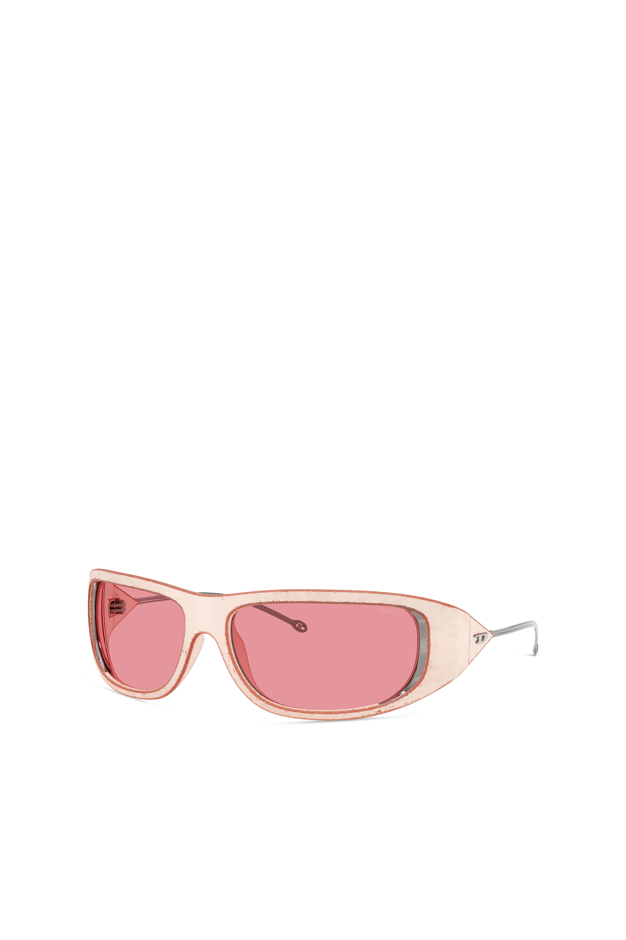 Diesel - 0DL3001, Unisex's Wraparound style sunglasses in Pink - 4