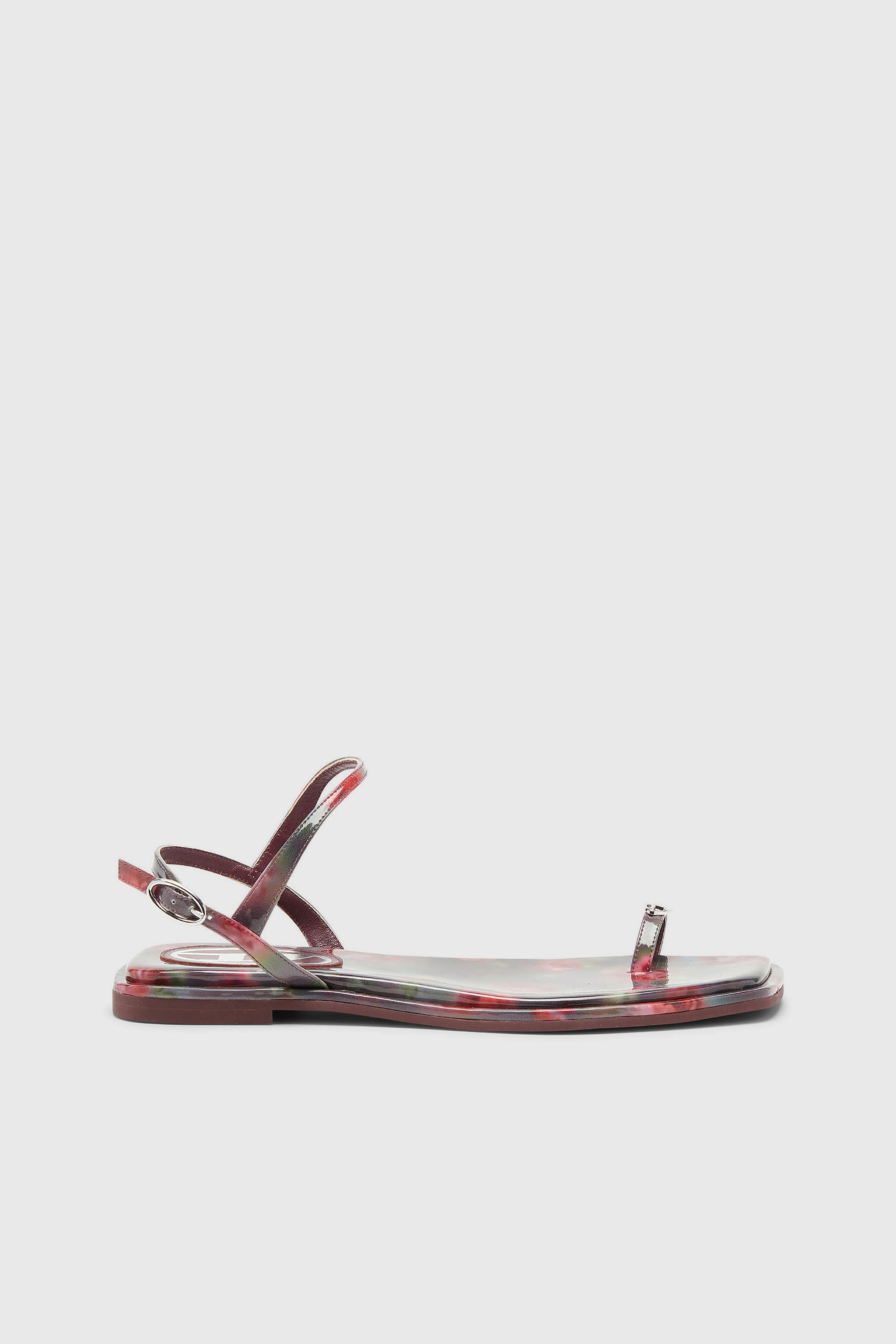 D-Amber - Sandals with all-over print