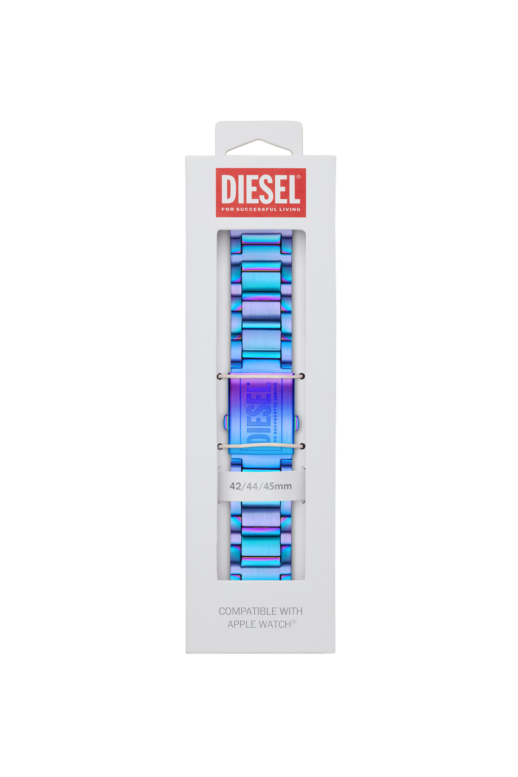 Diesel - DSS007, Unisex's Stainless steel band for Apple watch®, 42mm, 44mm, 45mm in Blue - 2