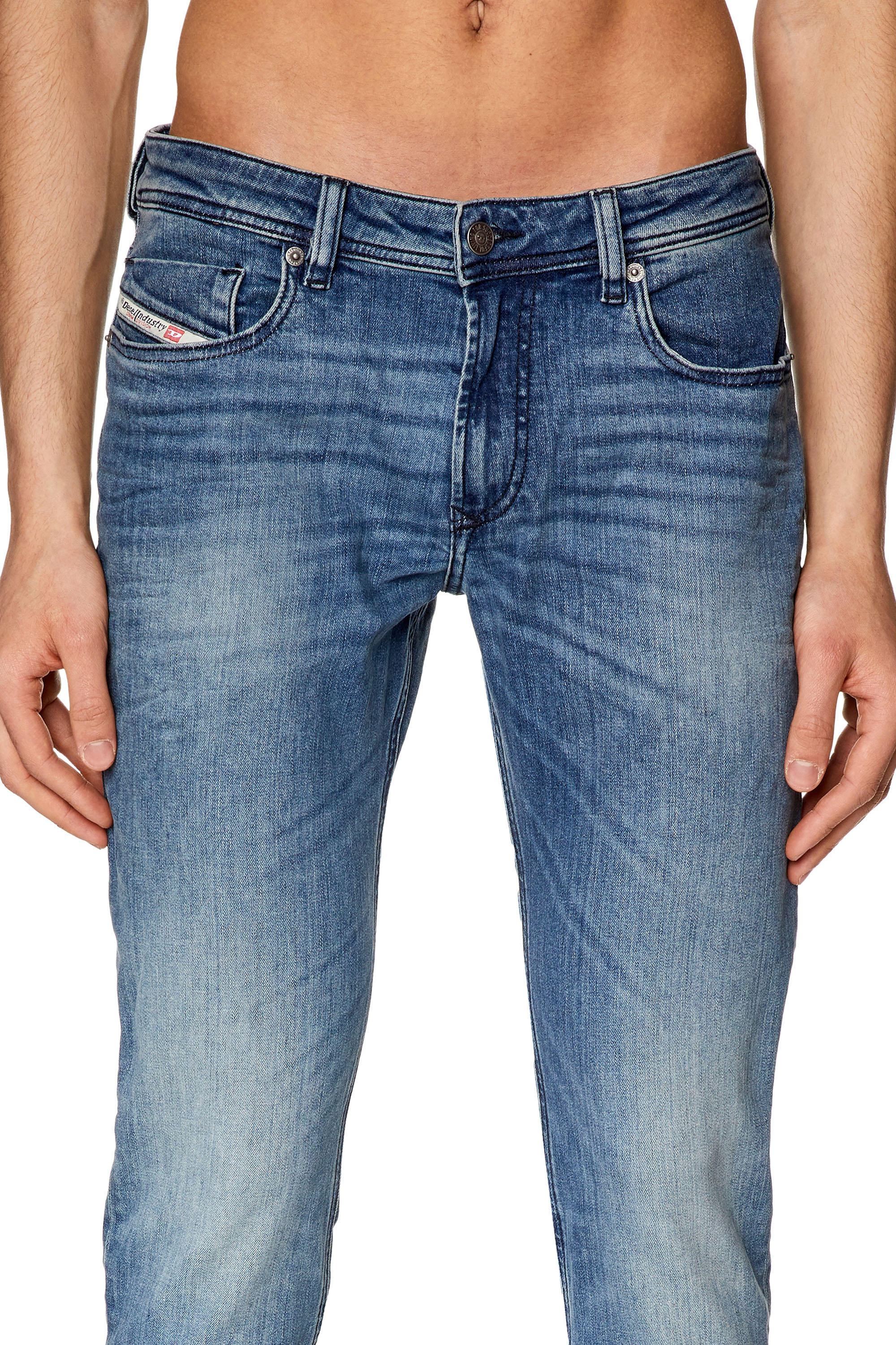 Diesel - 1979 Sleenker 0LICM Skinny Jeans, Medium blue - Image 3