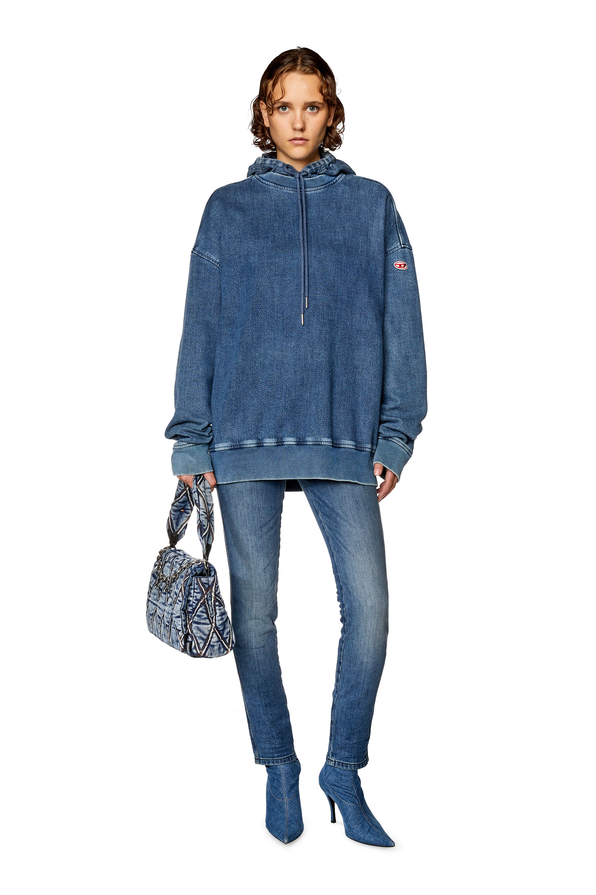 Diesel - 2015 Babhila 0LICM Skinny Jeans, Medium blue - Image 4