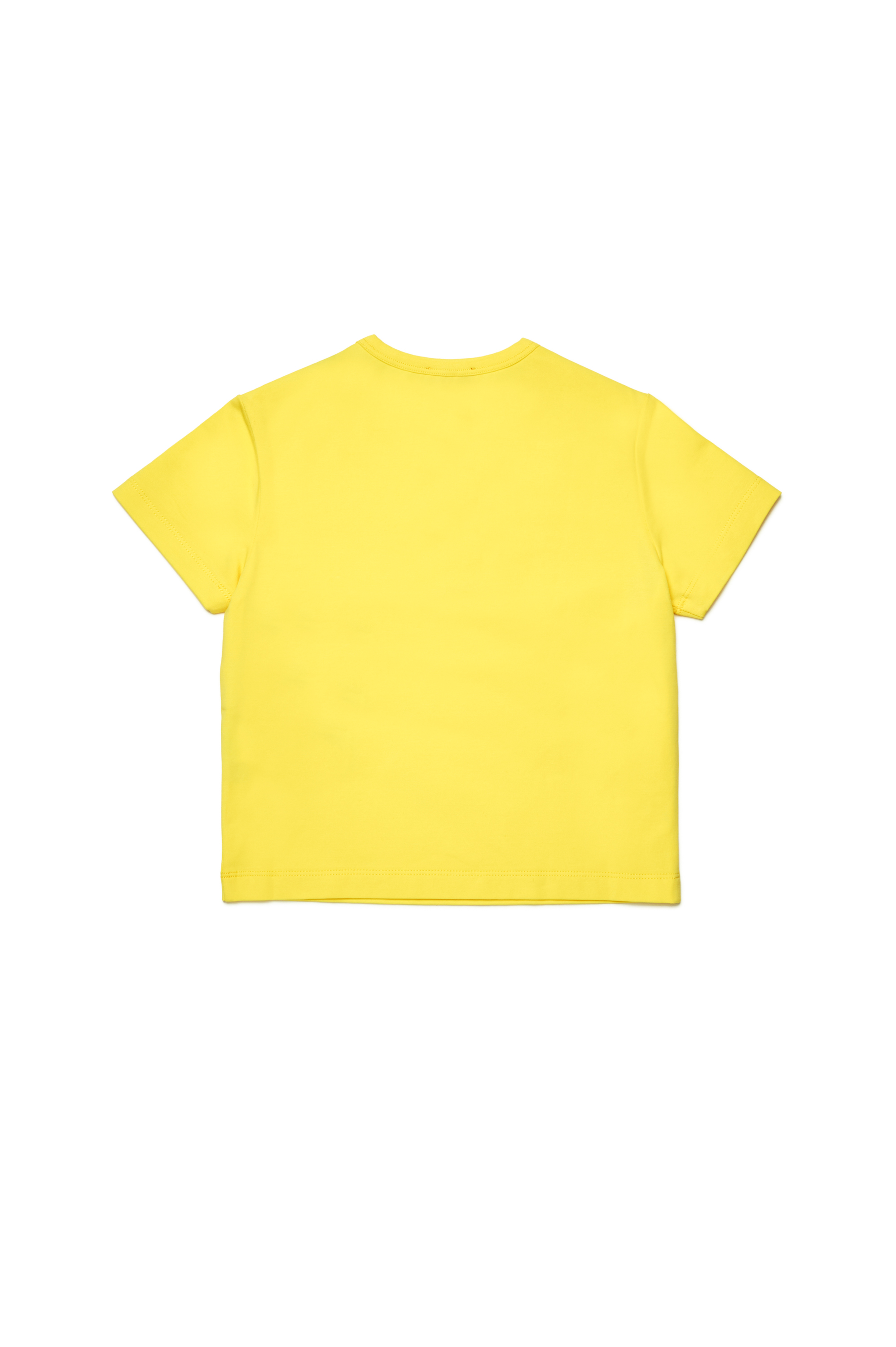 Diesel - TANGIEX, Woman T-shirt with tonal Oval D embroidery in Yellow - Image 2