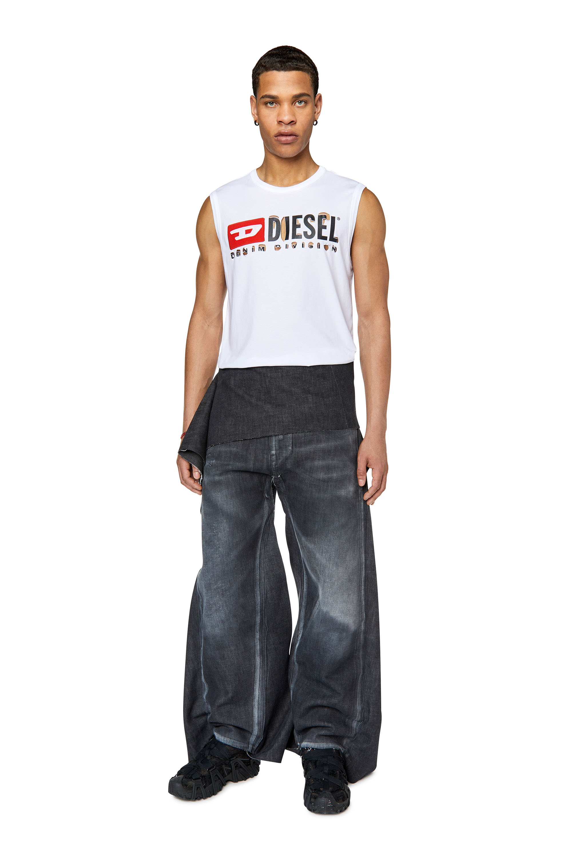 Diesel - T-BISCO-DIVSTROYED, White - Image 4