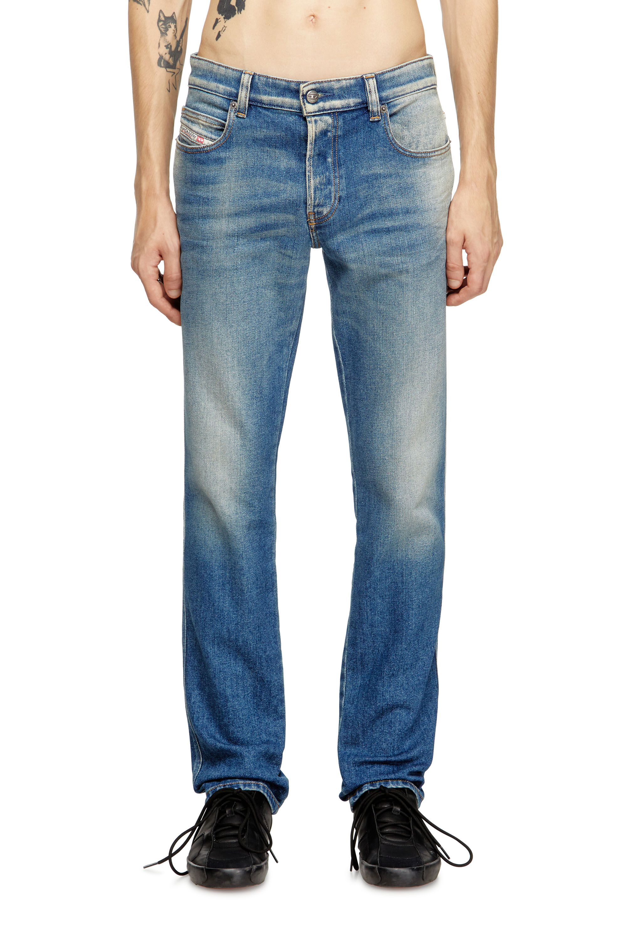 Diesel - Man's Slim Jeans 1993 D-Vyl 09M14, Medium blue - 3