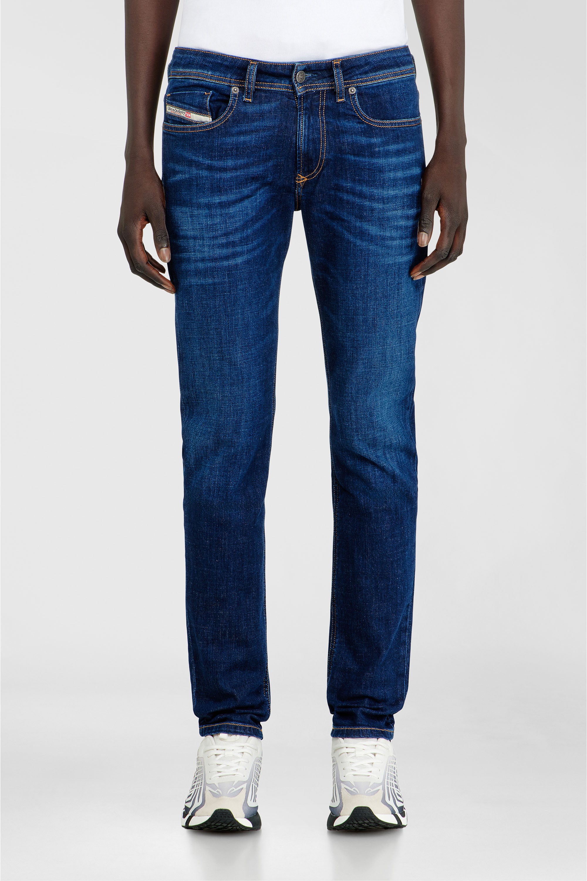 Diesel - Man's Skinny Jeans 1979 Sleenker 09J17, Dark Blue - 1