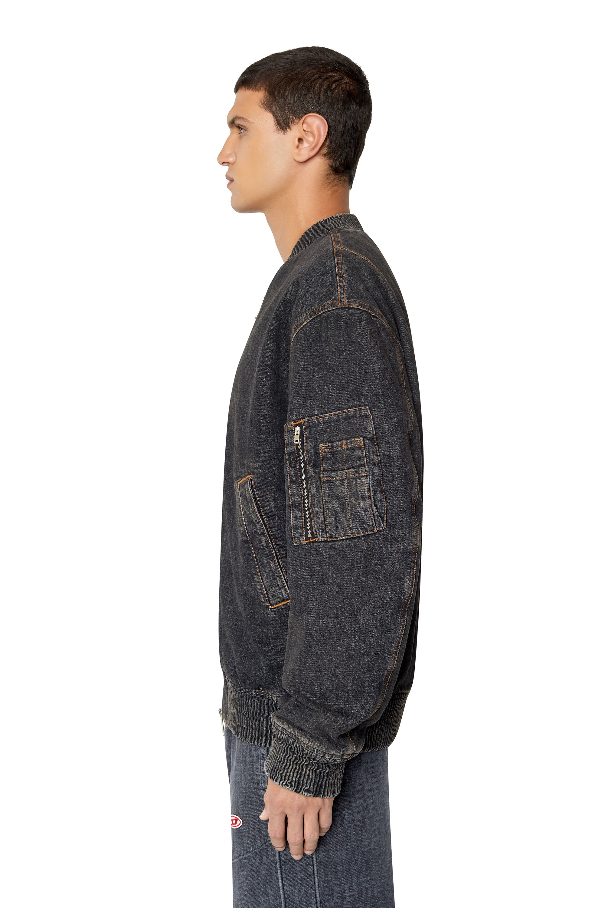 Diesel - D-WELTIK, Black/Dark grey - Image 4