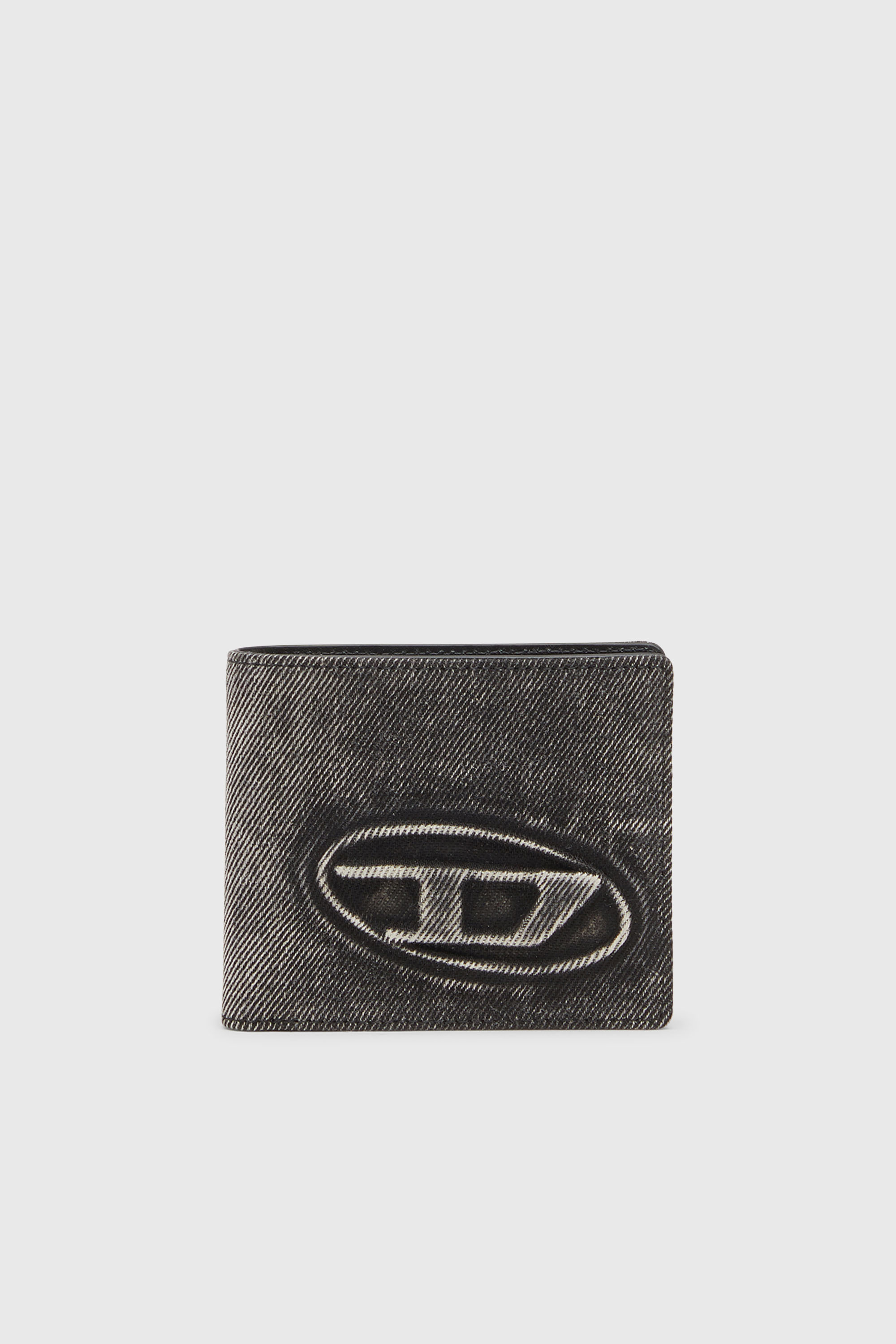 Wallet in washed denim