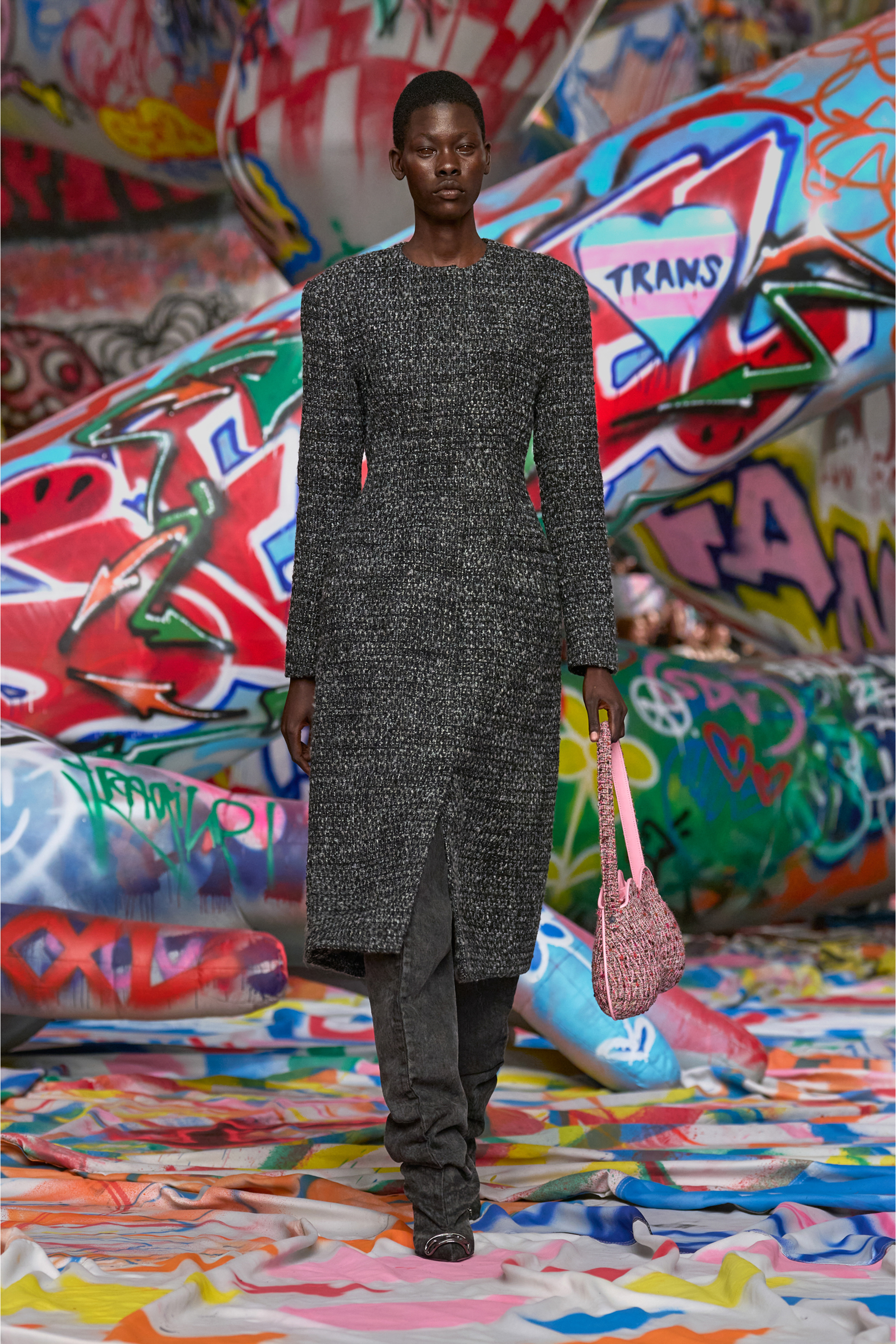 Diesel - D-VENUS 90 OTK BOOT, Woman's D-Venus-Over-the-knee boots in coated denim in Black - 6