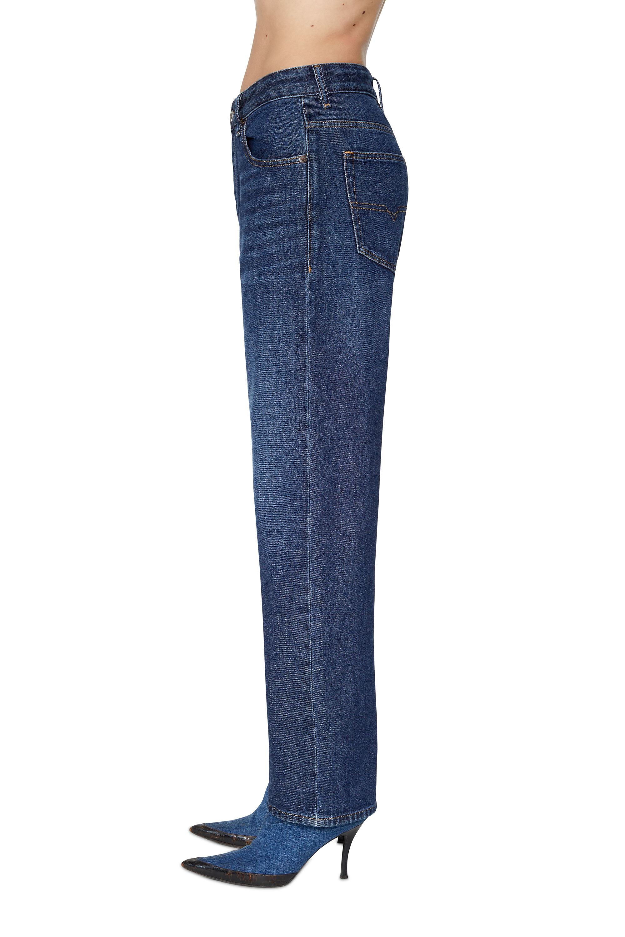 Diesel - Straight Jeans 1999 D-Reggy 09C03, Dark Blue - Image 4