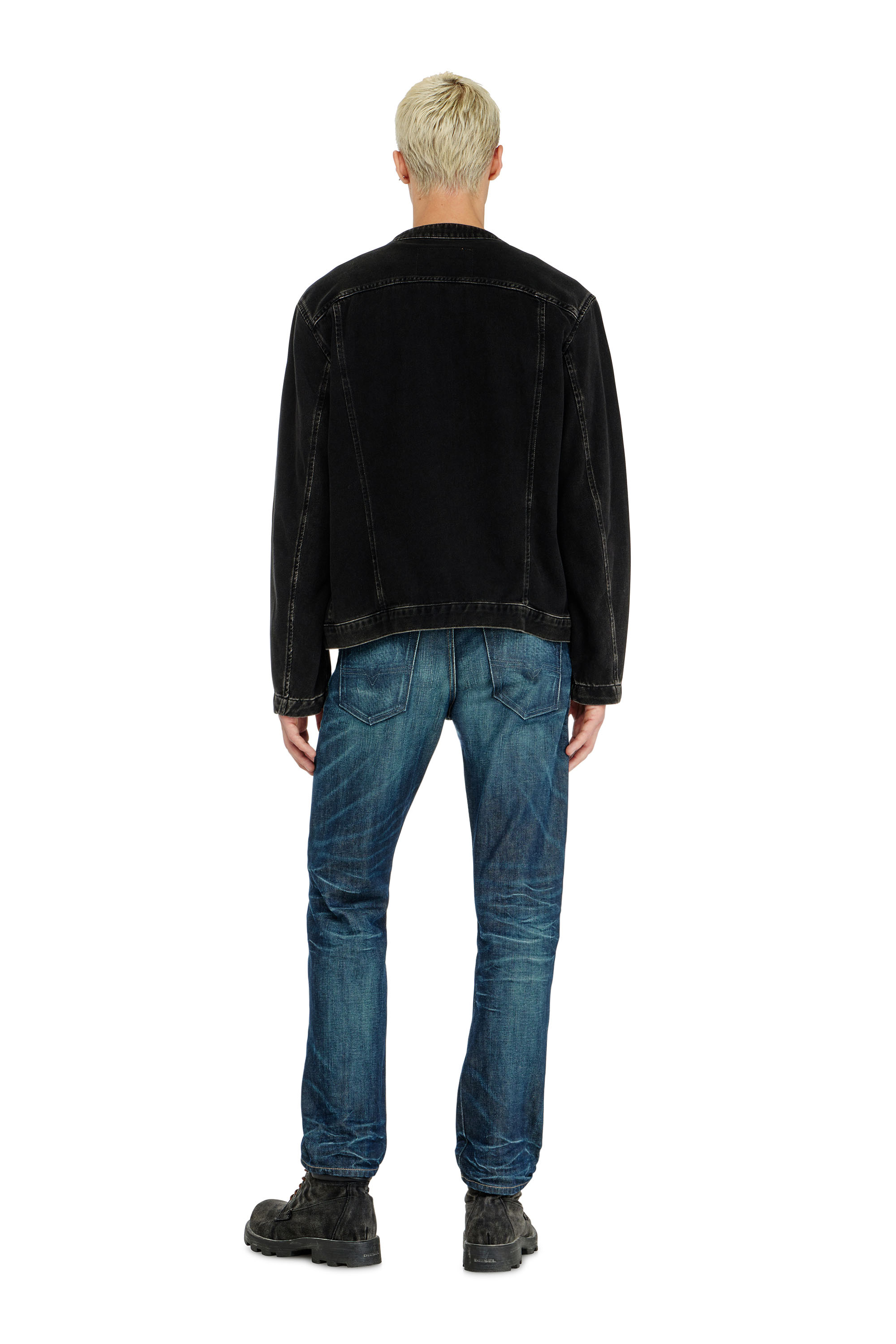 Diesel - Man's Slim Jeans 1993 D-Vyl 09Q04, Dark Blue - 4