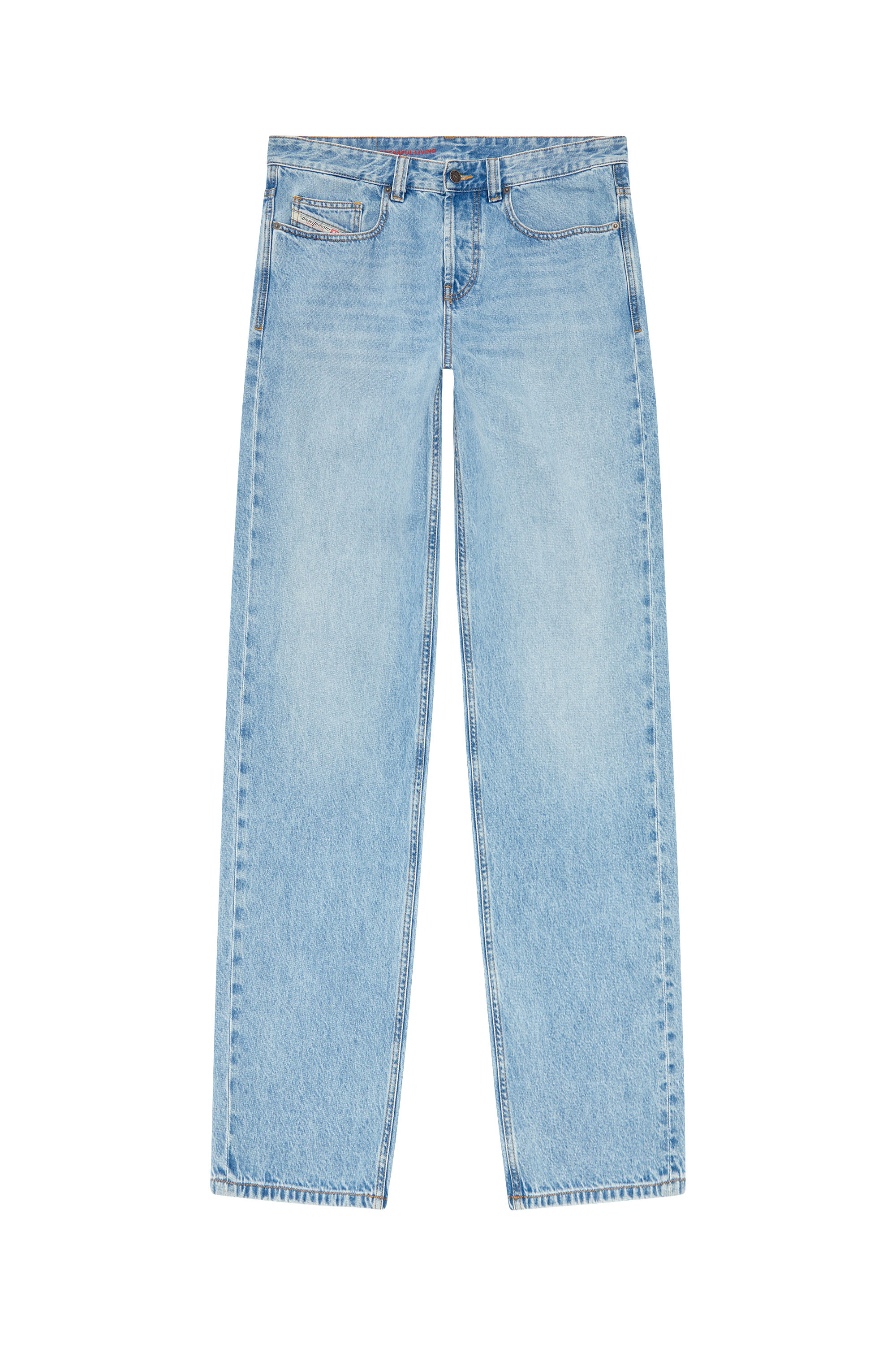 Diesel - Straight Jeans 2001 D-Macro 09I29, Light Blue - Image 3