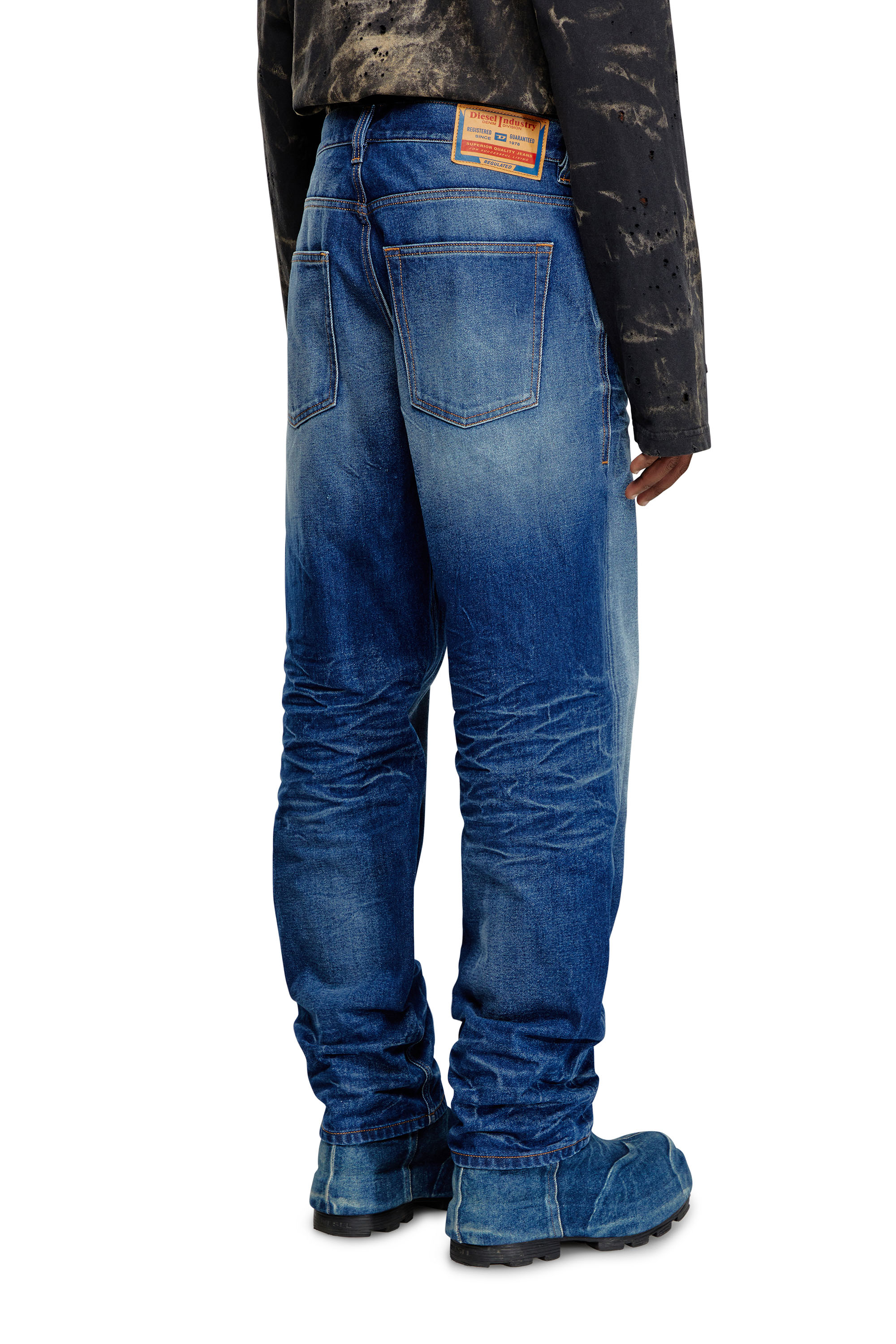 Diesel - Straight Jeans 2010 D-Macs 09I46, Medium blue - Image 2