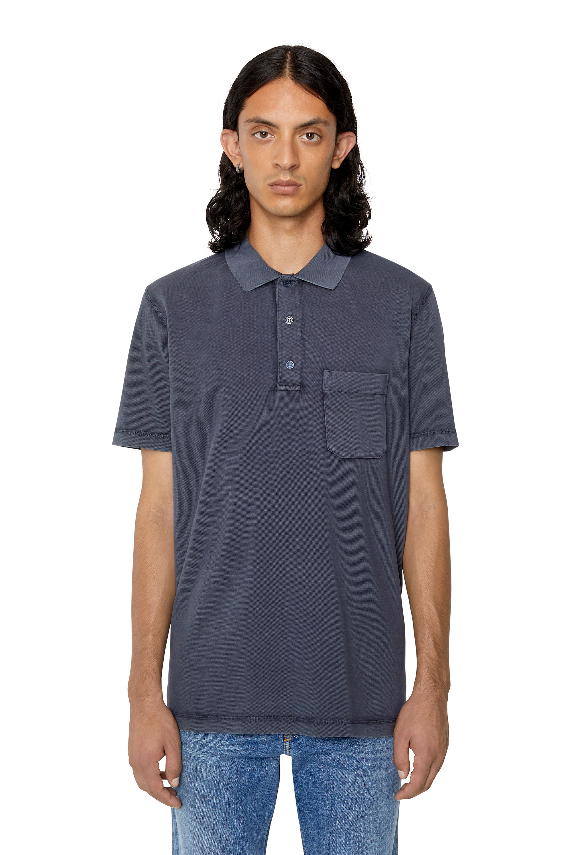 Diesel - T-POLO-WORKY-DOV-PE, Dark Blue - Image 2