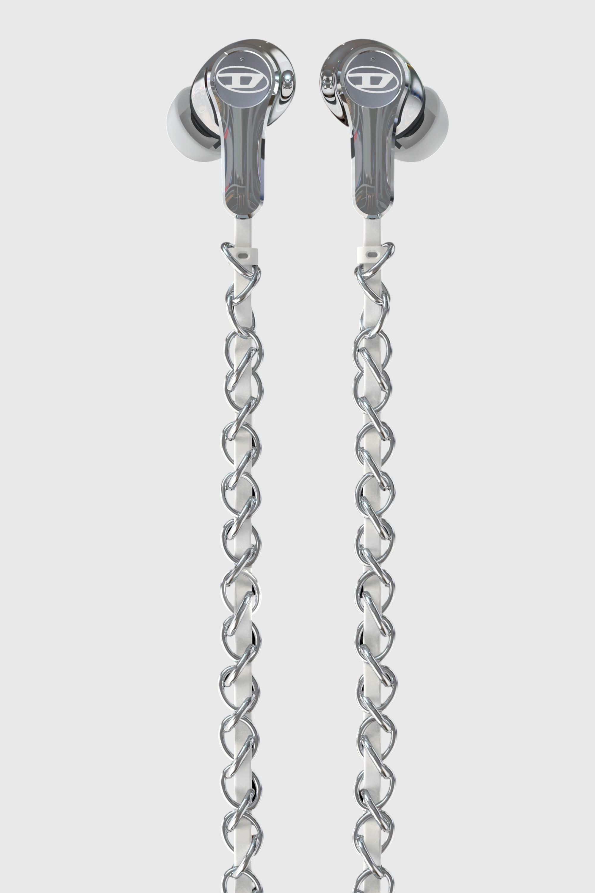 Diesel - 60458  WIRED EARBUDS WIRED EARBUDS, Unisex's Wired Earbuds and charms in Silver - 1