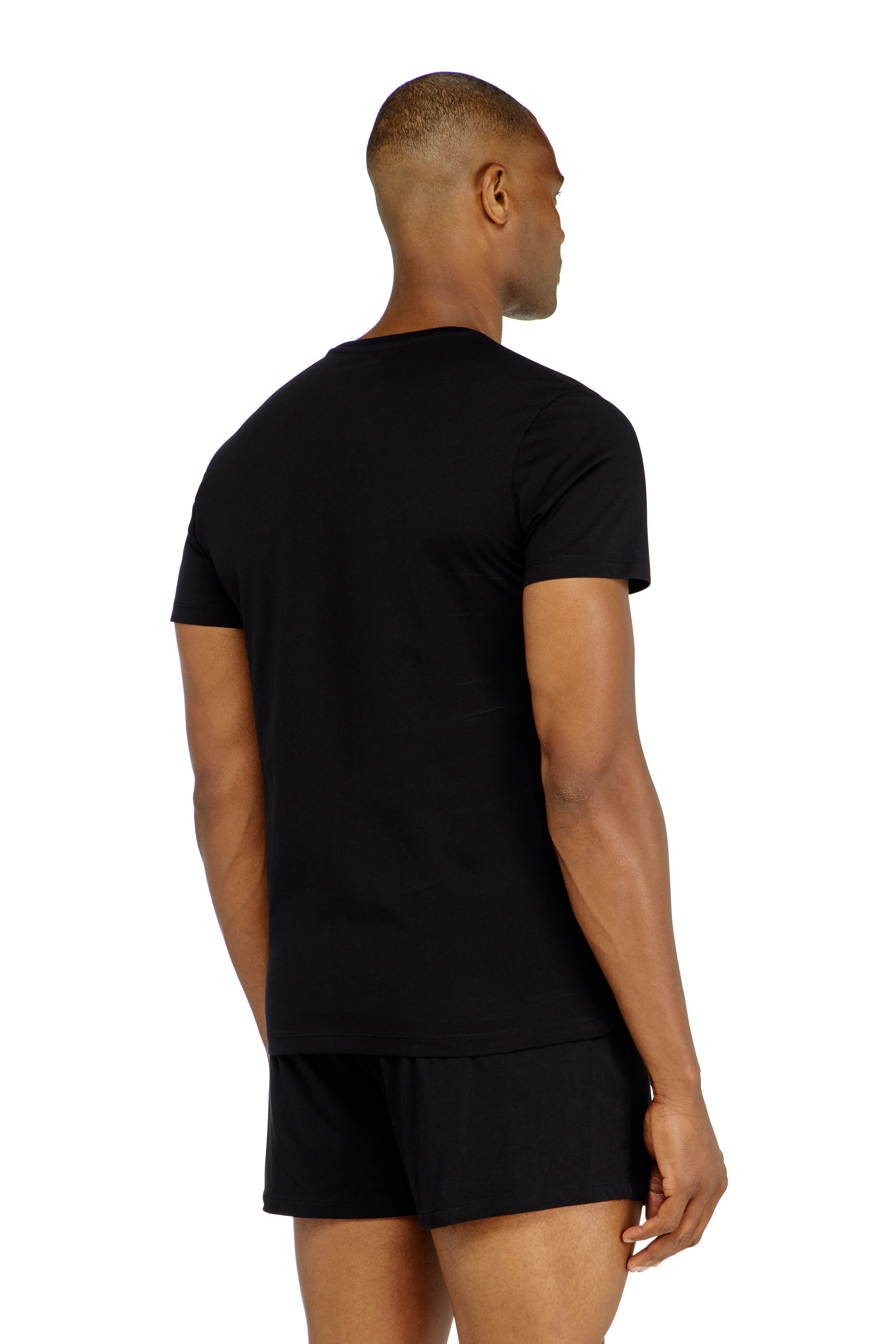 Diesel - RANDAL-D-CORE-3PACK, Man's Set of 3 cotton T-shirts in Black - 4