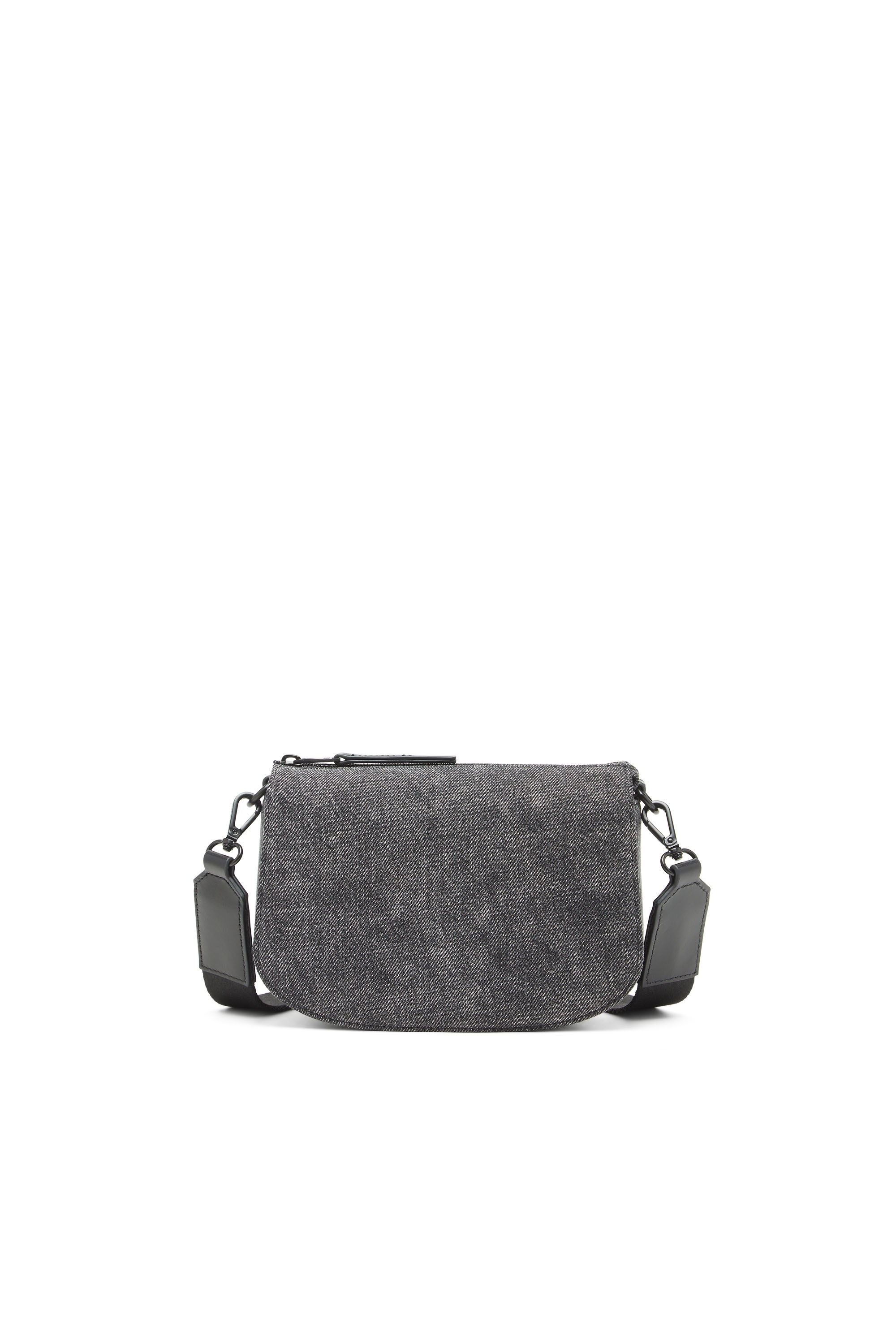 Diesel - 1DR CAMERA BAG, Unisex's 1DR-Camera bag in washed denim in Grey Jeans - 2