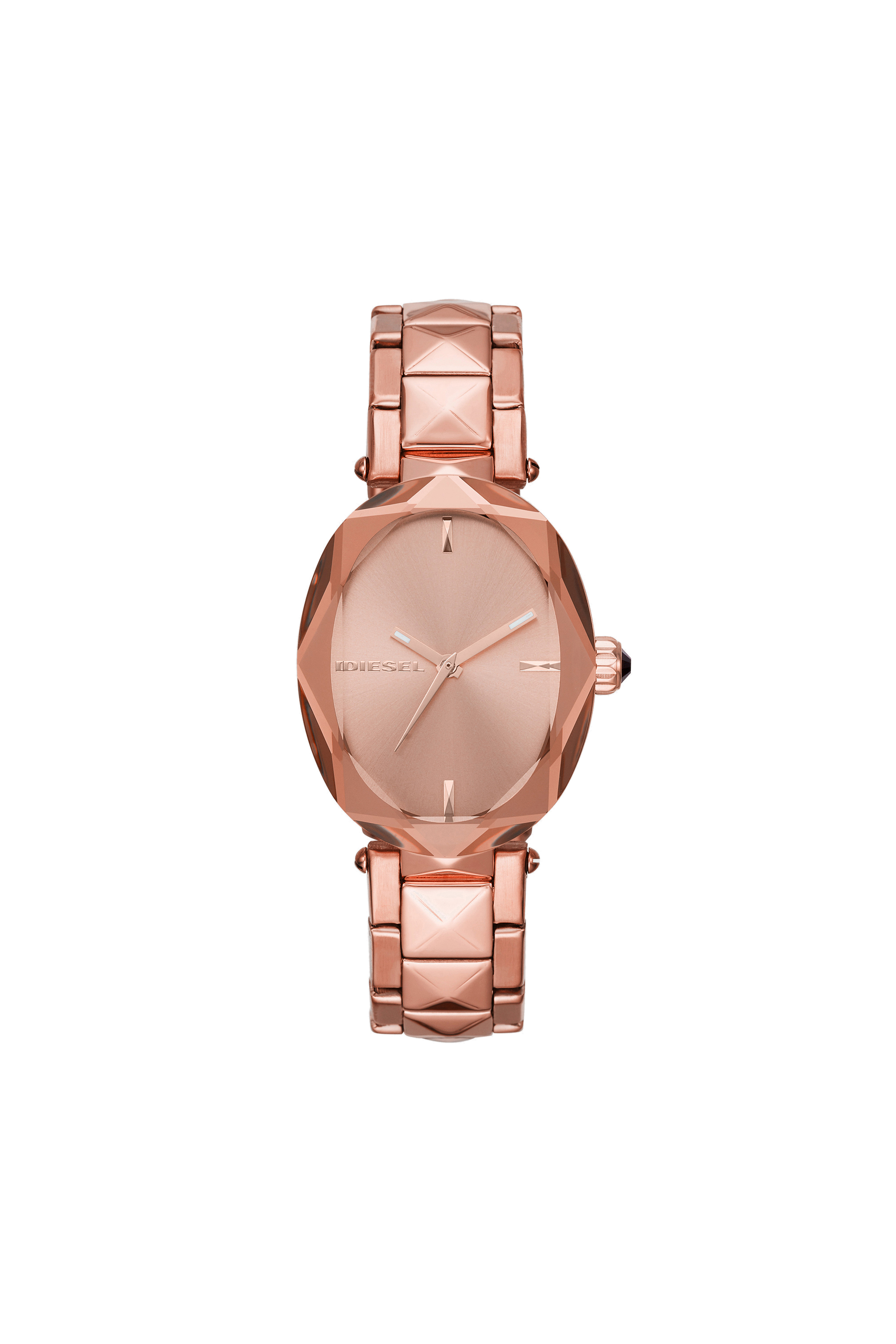 Diesel - DZ5580, Woman's Jules three-hand watch in rose gold-tone stainless steel in Nude - 1