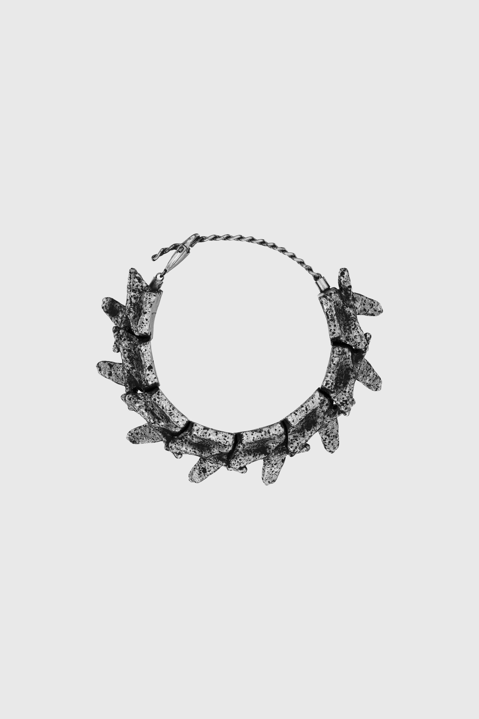 Diesel - DX1709040 JEWELLERY, Unisex's Silver-tone components bracelet in Dark grey - 1